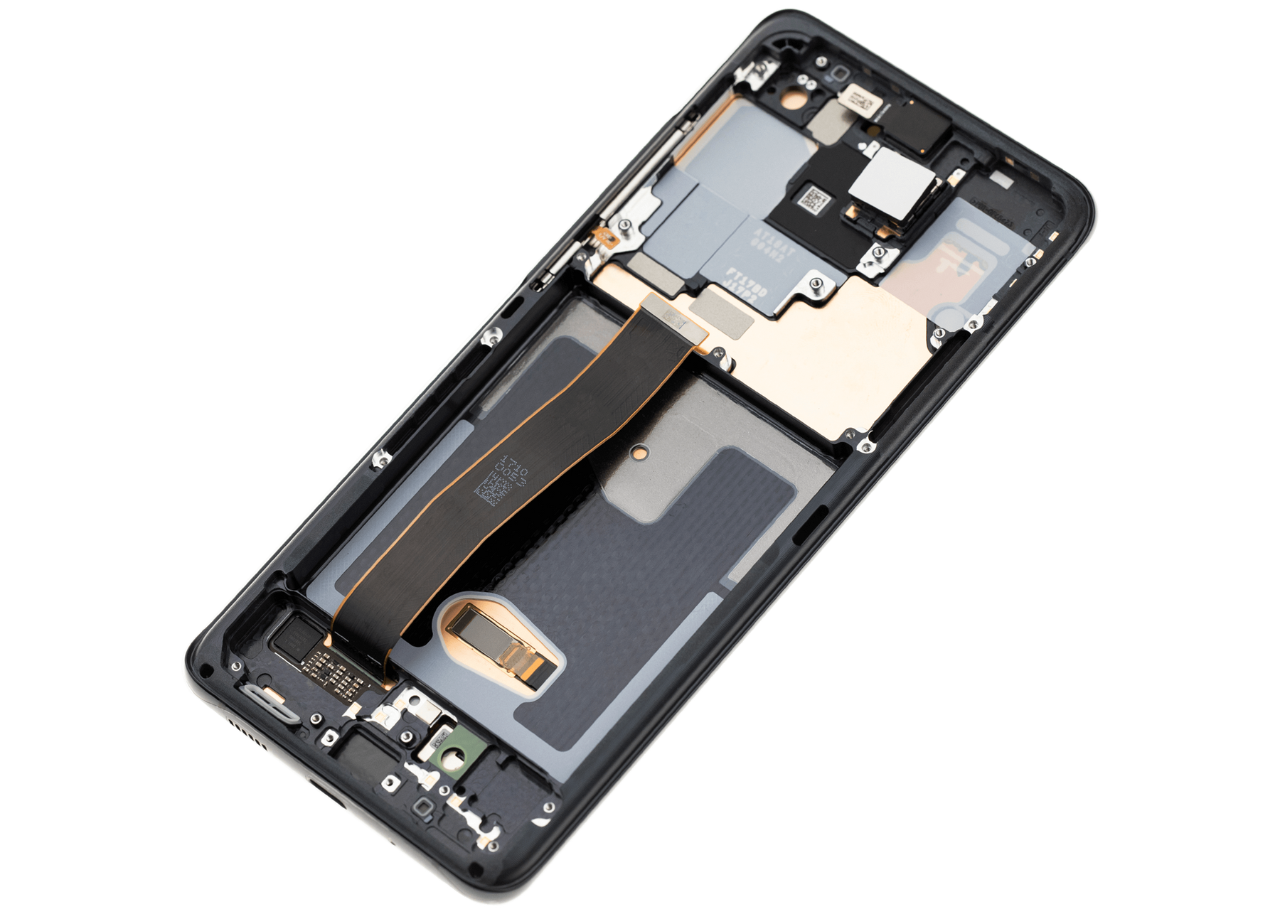 OLED Assembly With Frame Compatible For Samsung Galaxy S20 Ultra 5G Replacement  (Vemake) (Cosmic Black)