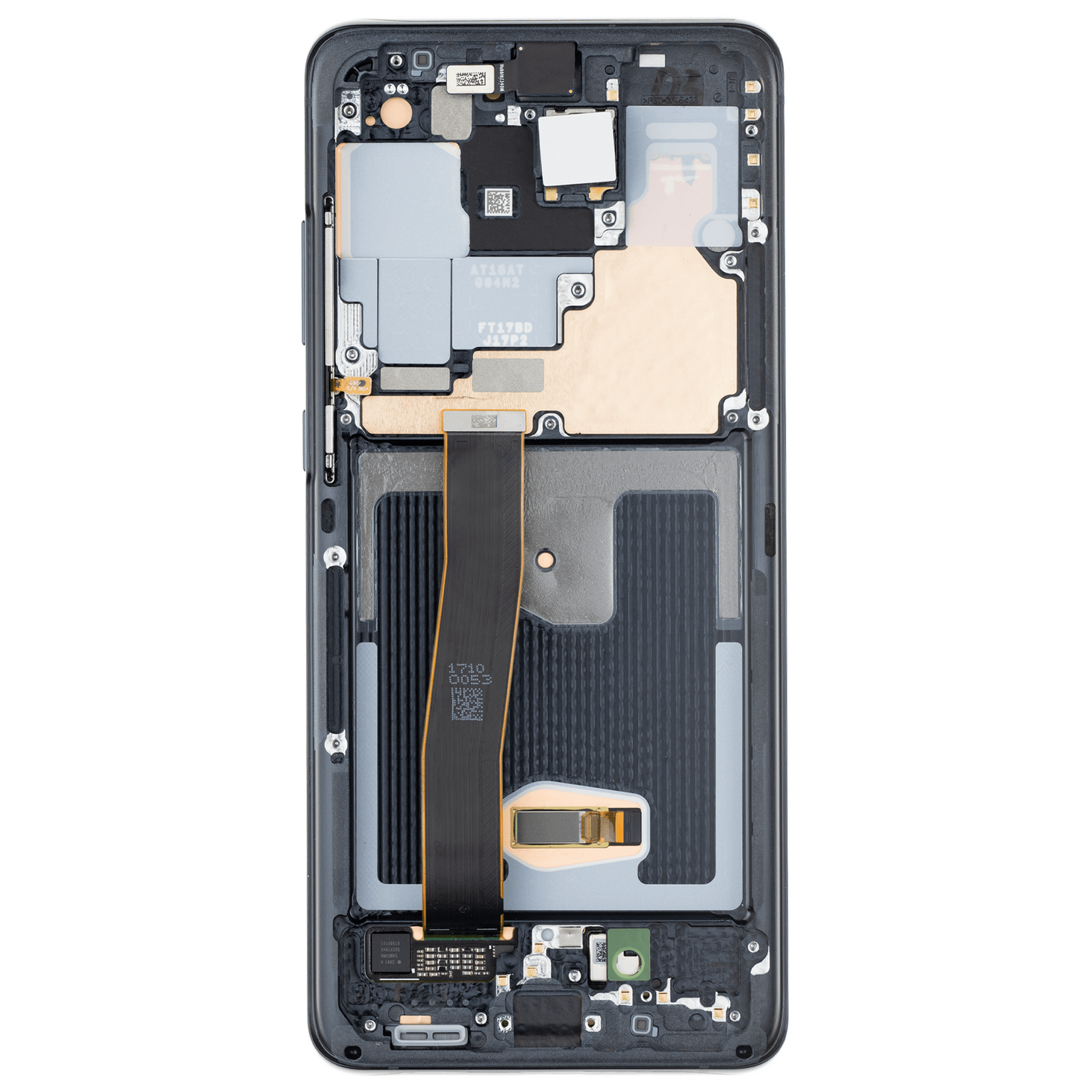 OLED Assembly With Frame Compatible For Samsung Galaxy S20 Ultra 5G Replacement  (Vemake) (Cosmic Black)