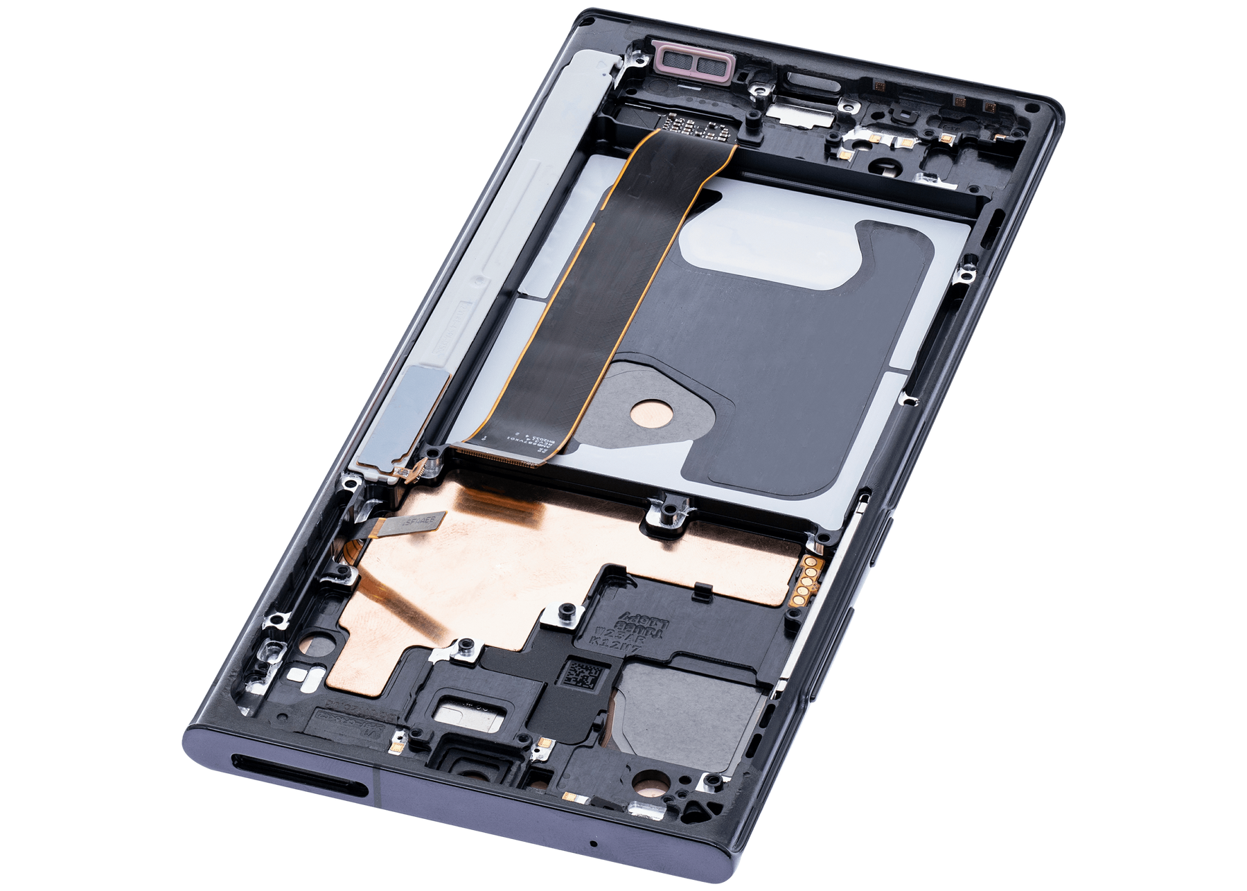 OLED Assembly With Frame Compatible For Samsung Galaxy Note 20 Ultra 5G Replacement (Vemake) (Mystic Black)