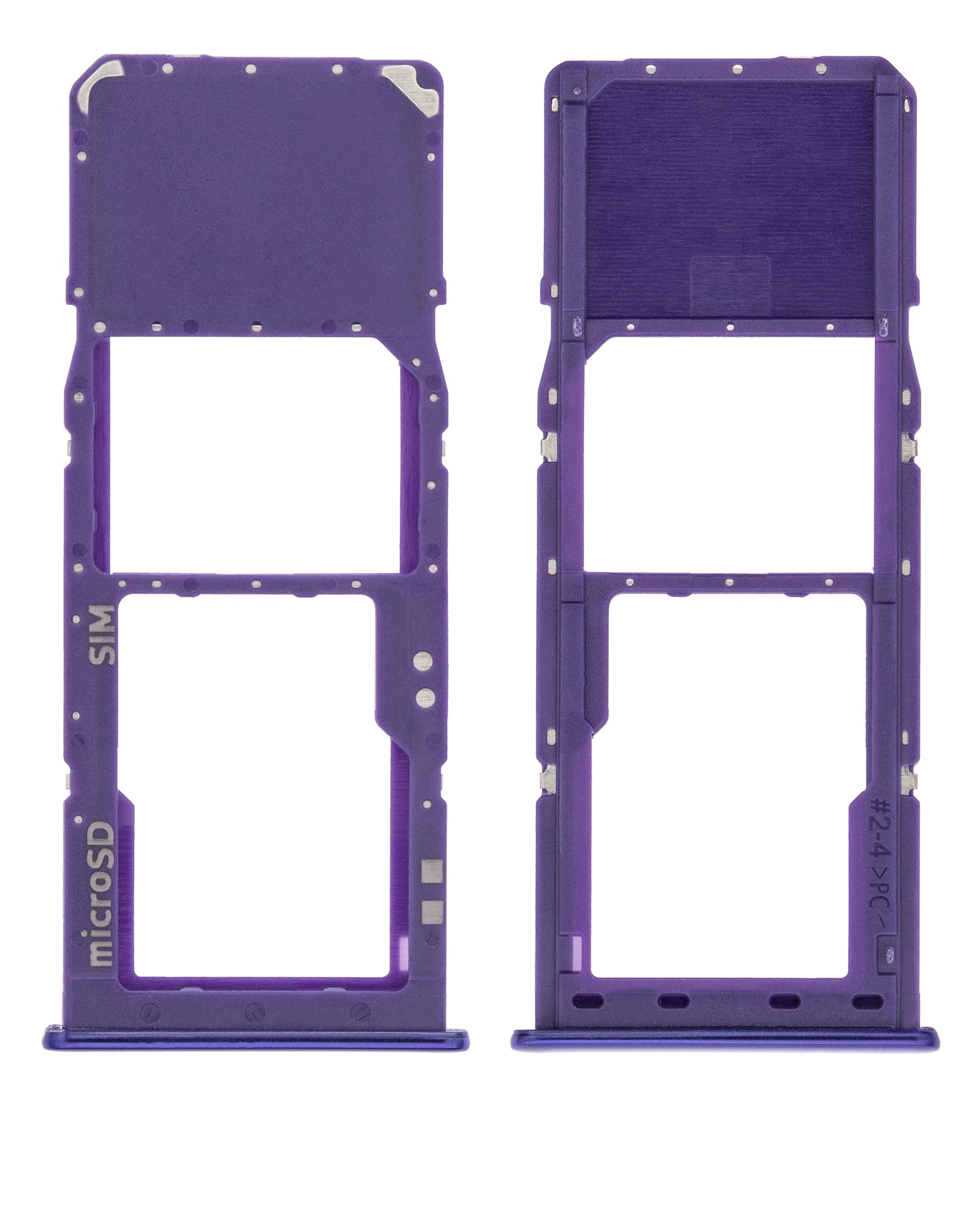 Single Sim Card Tray Compatible For Samsung Galaxy A30S (A307 / 2019) (Violet)