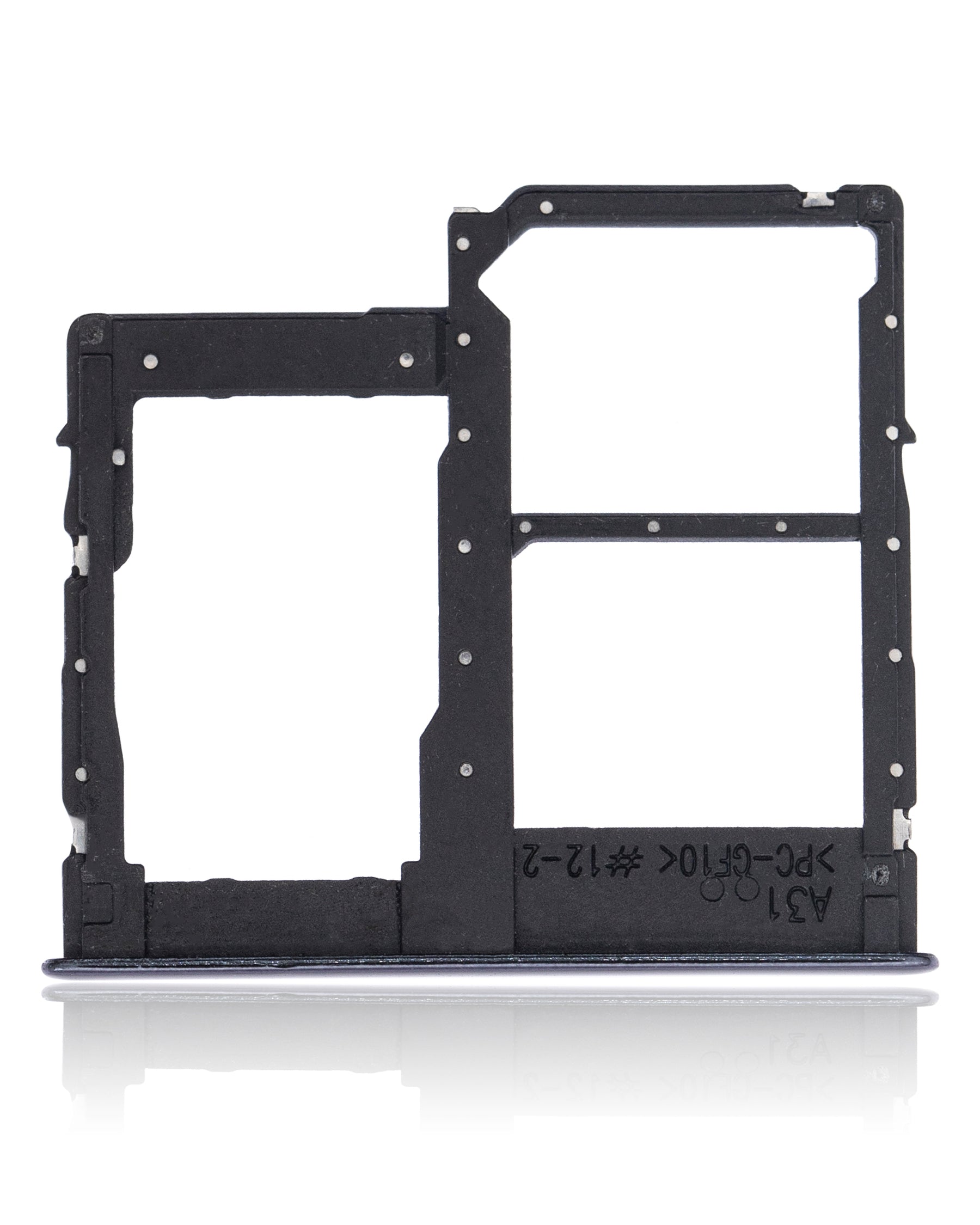 Dual Sim Card Tray Compatible For Samsung Galaxy A31 (A315 / 2020) (Prism Crush Black)
