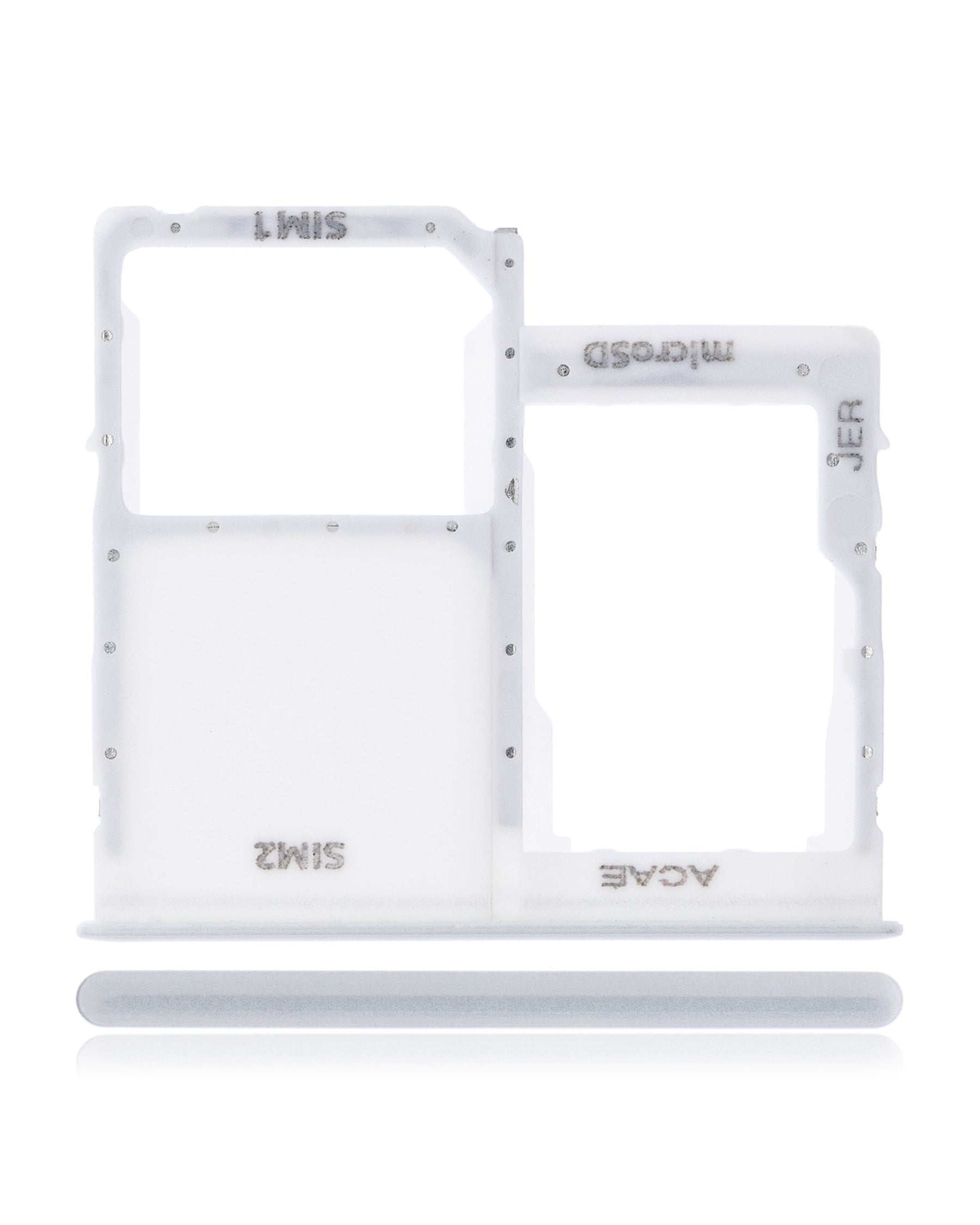 Single Sim Card Tray Compatible For Samsung Galaxy A31 (A315 / 2020) (Prism Crush White)