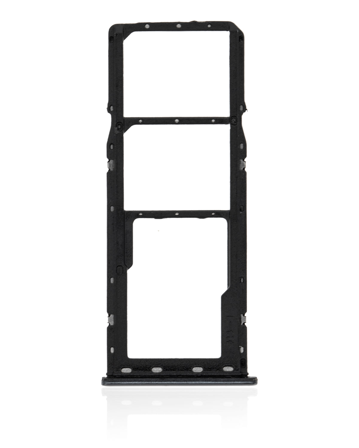 Dual Sim Card Tray Compatible For Samsung Galaxy A20 (A205 / 2019) / A30 (A305 / 2019) / A50 (A505 / 2019) (Black)