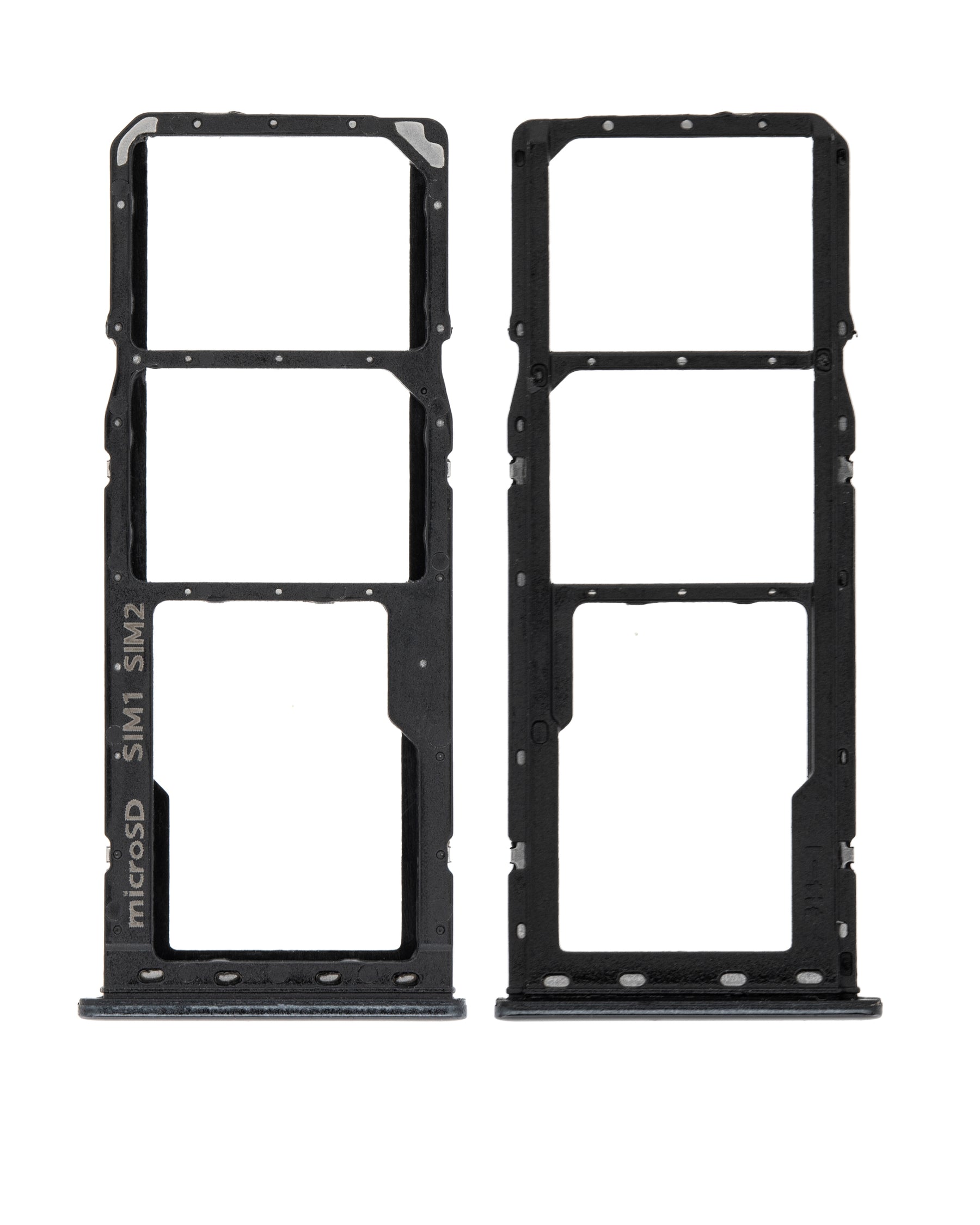 Dual Sim Card Tray Compatible For Samsung Galaxy A20 (A205 / 2019) / A30 (A305 / 2019) / A50 (A505 / 2019) (Black)