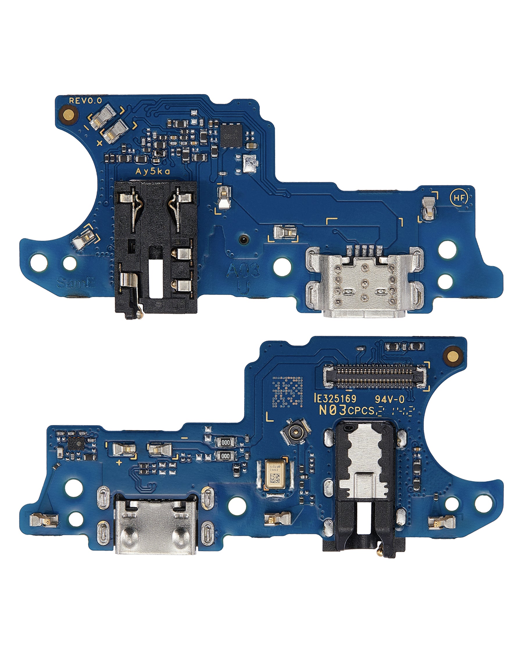 Charging Port Board With Headphone Jack Compatible For Samsung Galaxy A03 (A035 / 2021) (US Version) (Premium)