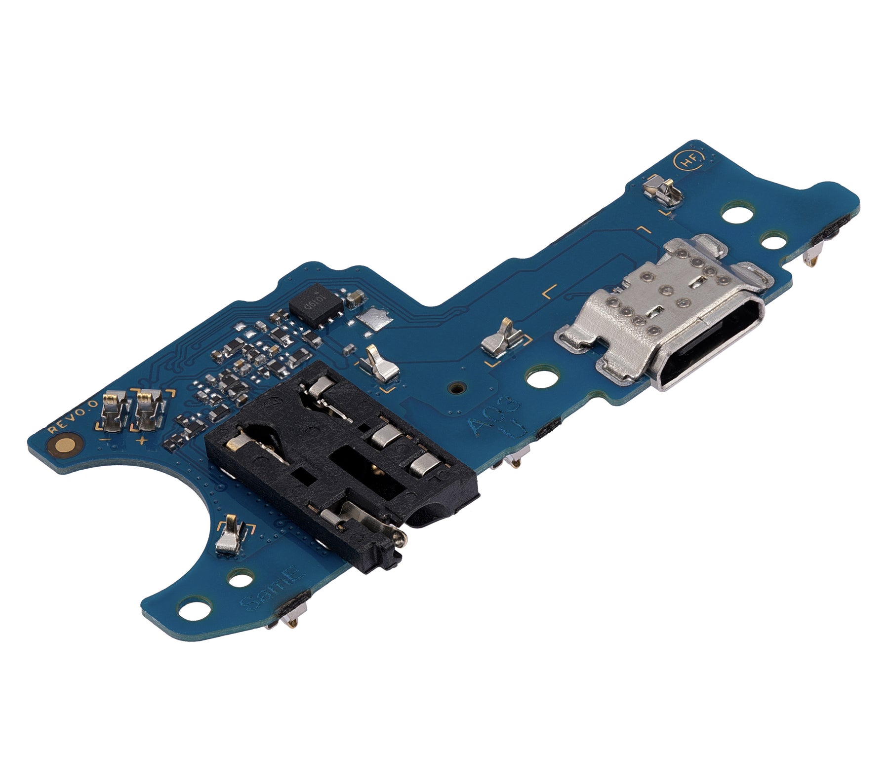 Charging Port Board With Headphone Jack Compatible For Samsung Galaxy A03 (A035 / 2021) (US Version) (Premium)