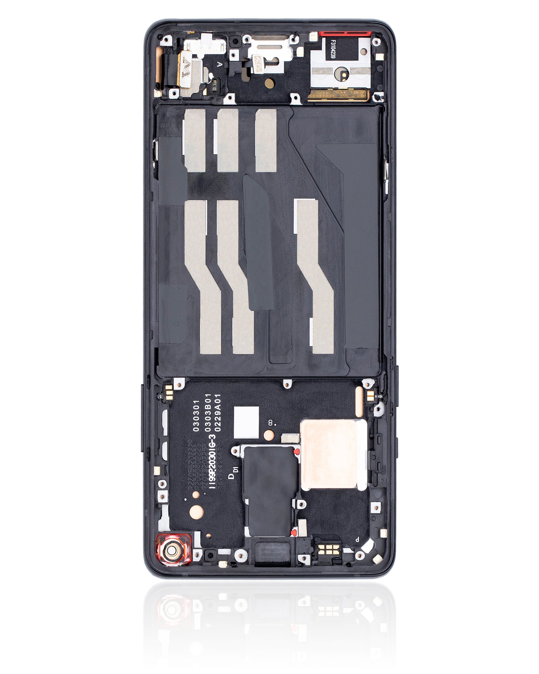 Replacement OLED Assembly With Frame Compatible For OnePlus 8 / 5G (Non-Verizon 5G UW Frame) (Refurbished) (Onyx Black)