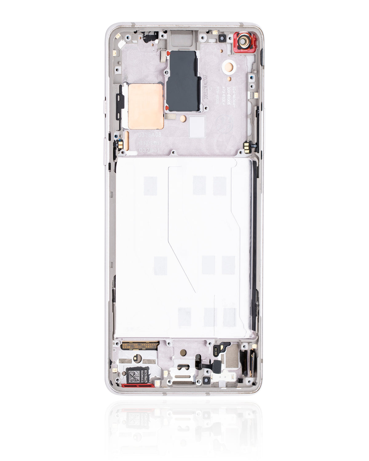 Replacement OLED Assembly With Frame Compatible For OnePlus 8 / 5G (Non-Verizon 5G UW Frame) (Refurbished) (Polar Silver)