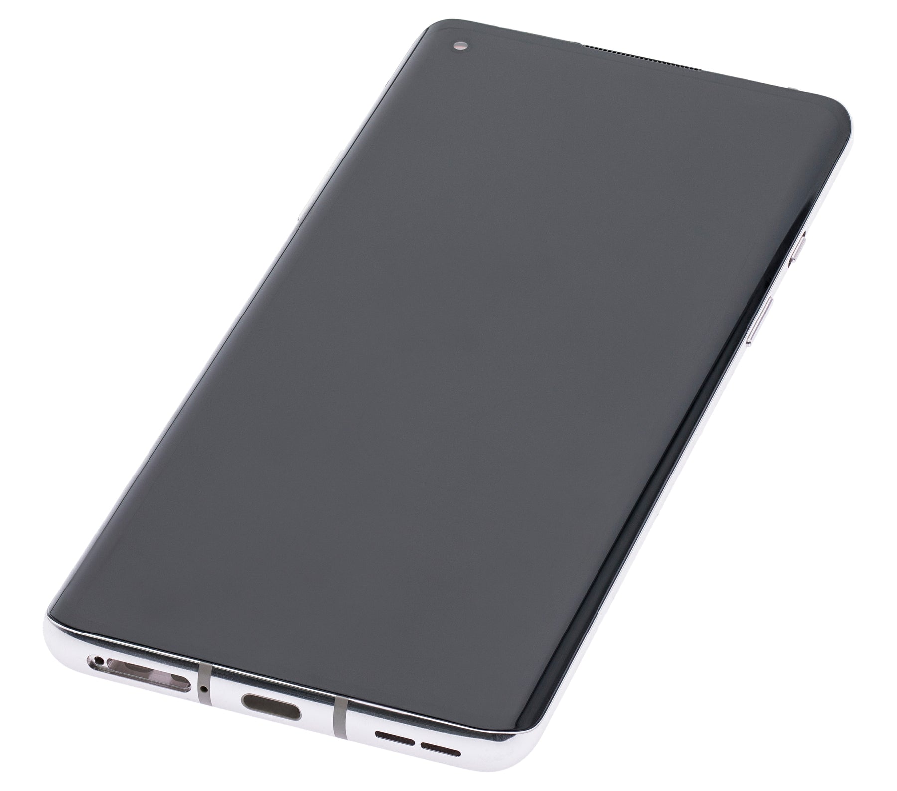 Replacement OLED Assembly With Frame Compatible For OnePlus 8 / 5G (Non-Verizon 5G UW Frame) (Refurbished) (Polar Silver)