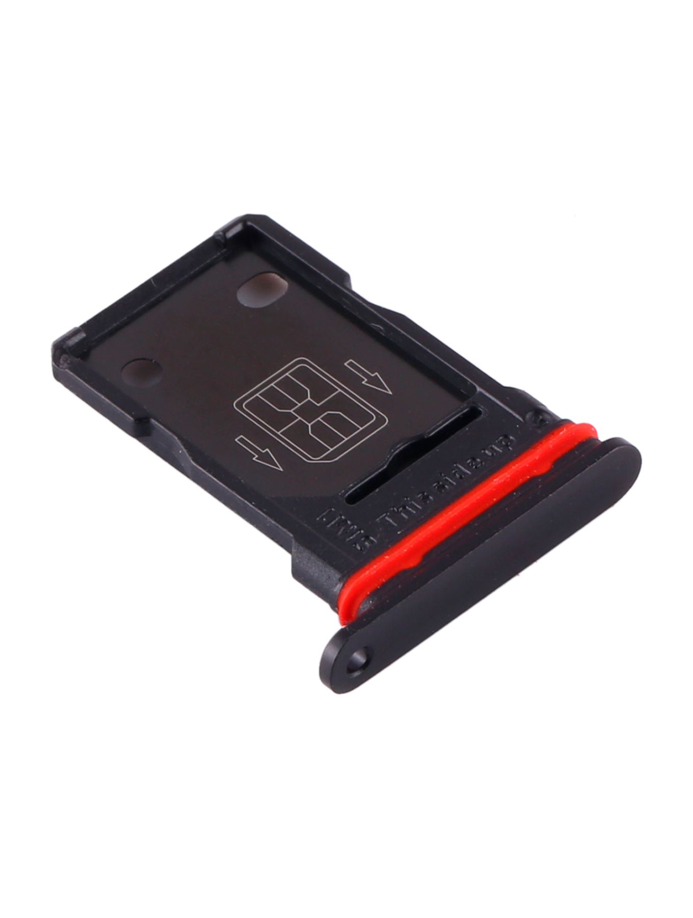 Dual Sim Card Tray Compatible For OnePlus 8 Replacement  (Onyx Black)