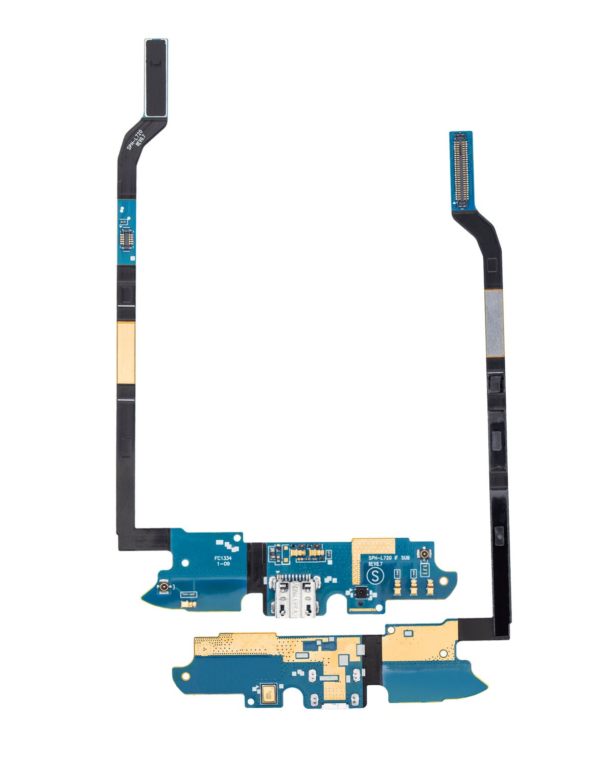 Replacement Charging Port Flex Cable Compatible For Samsung Galaxy S4 (L720T / i9505) (Sprint GSM / International)