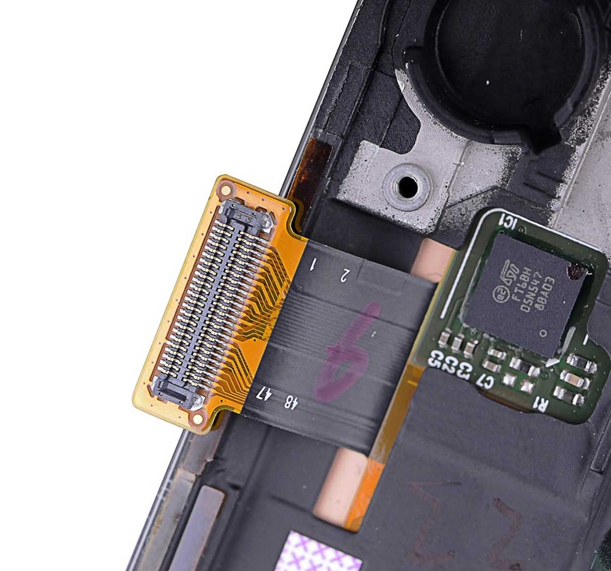 Replacement OLED Assembly With Frame Compatible For Samsung Galaxy S6 Edge (CDMA: Verizon / Sprint) (Service Pack) (Gold)