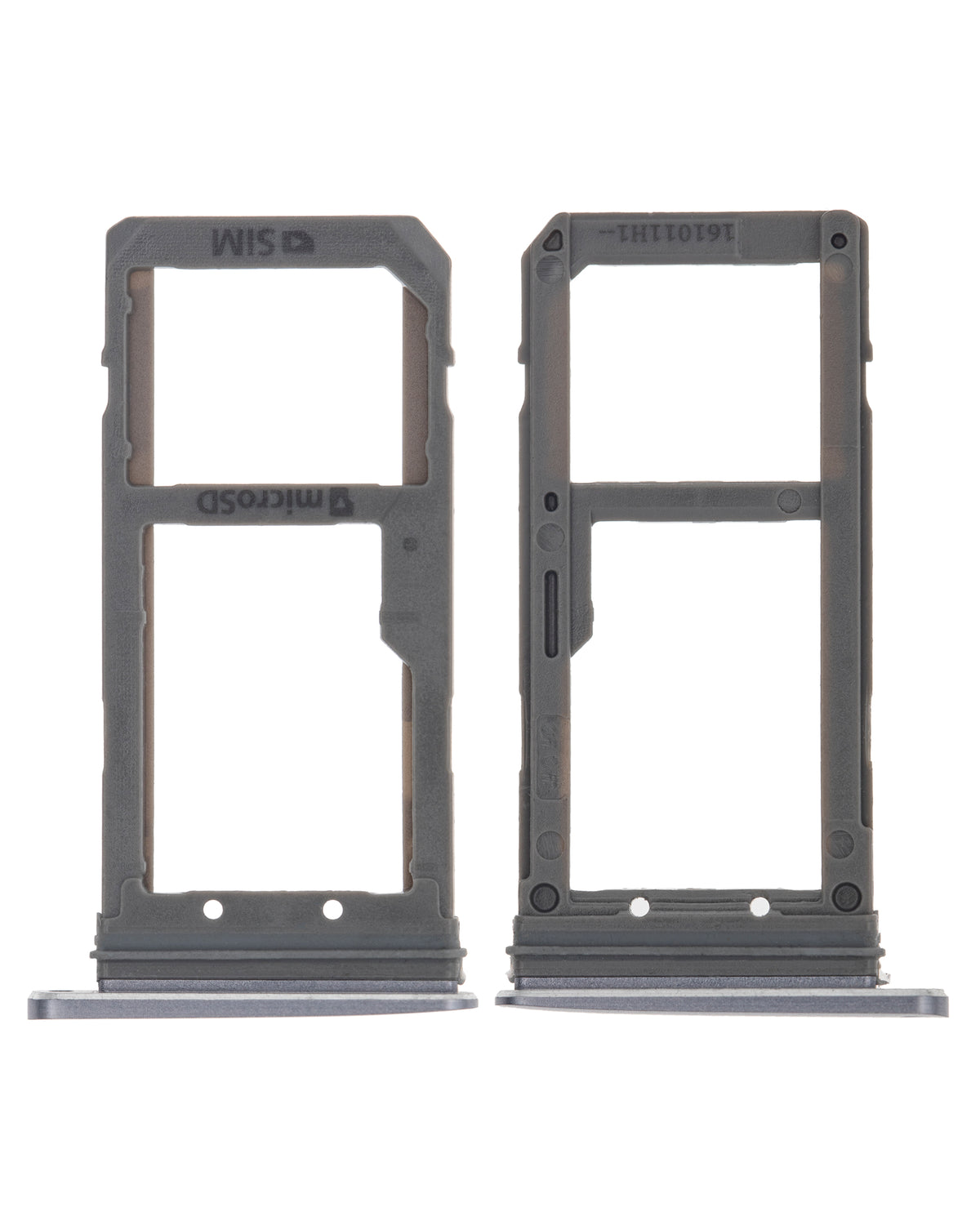 Single Sim Card Tray Compatible For Samsung Galaxy S7 Replacement (Black Onyx)