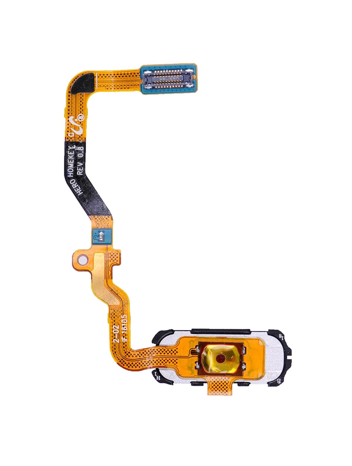 Home Button Flex Cable Compatible For Samsung Galaxy S7 Replacement (White)