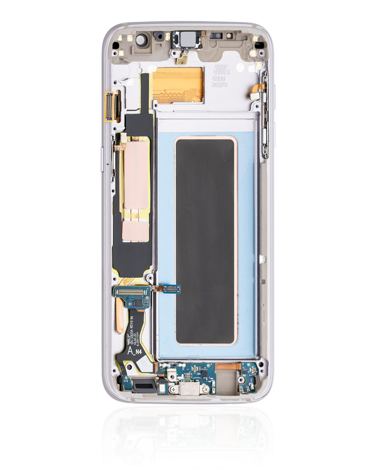 Replacement OLED Assembly With Frame Compatible For Samsung Galaxy S7 Edge (All US Models / G935A) (Refurbished) (Gold Platinum)
