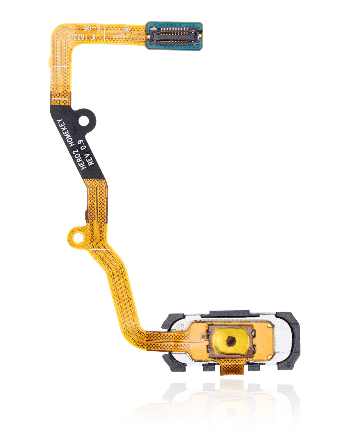 Home Button Flex Cable Compatible For Samsung Galaxy S7 Edge Replacement (Black)