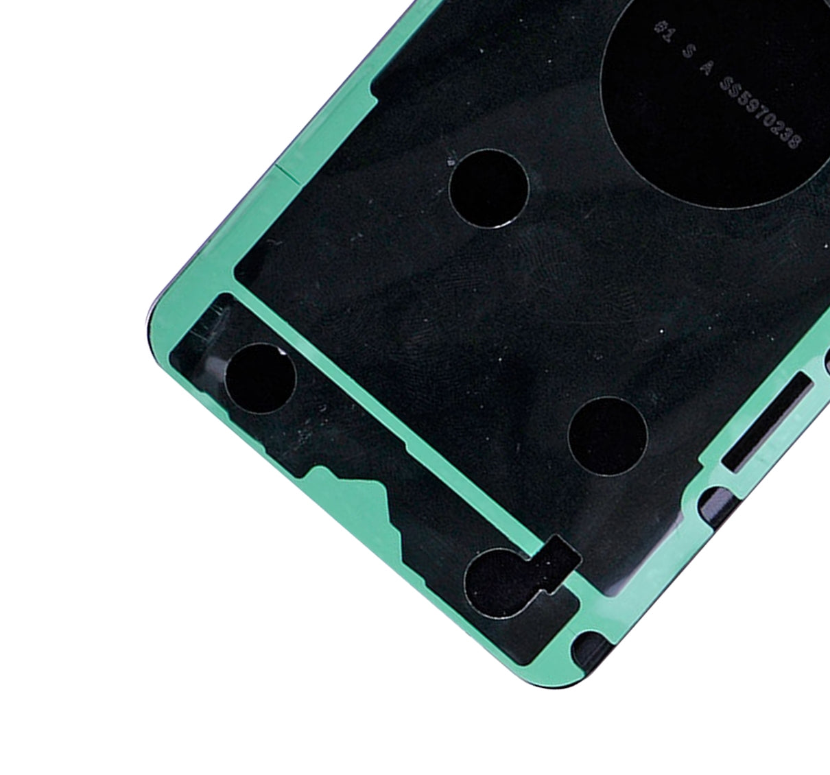 Back Cover Glass Compatible For Samsung Galaxy Note 5 Replacement (No Logo) (Vemake) (Black Sapphire)