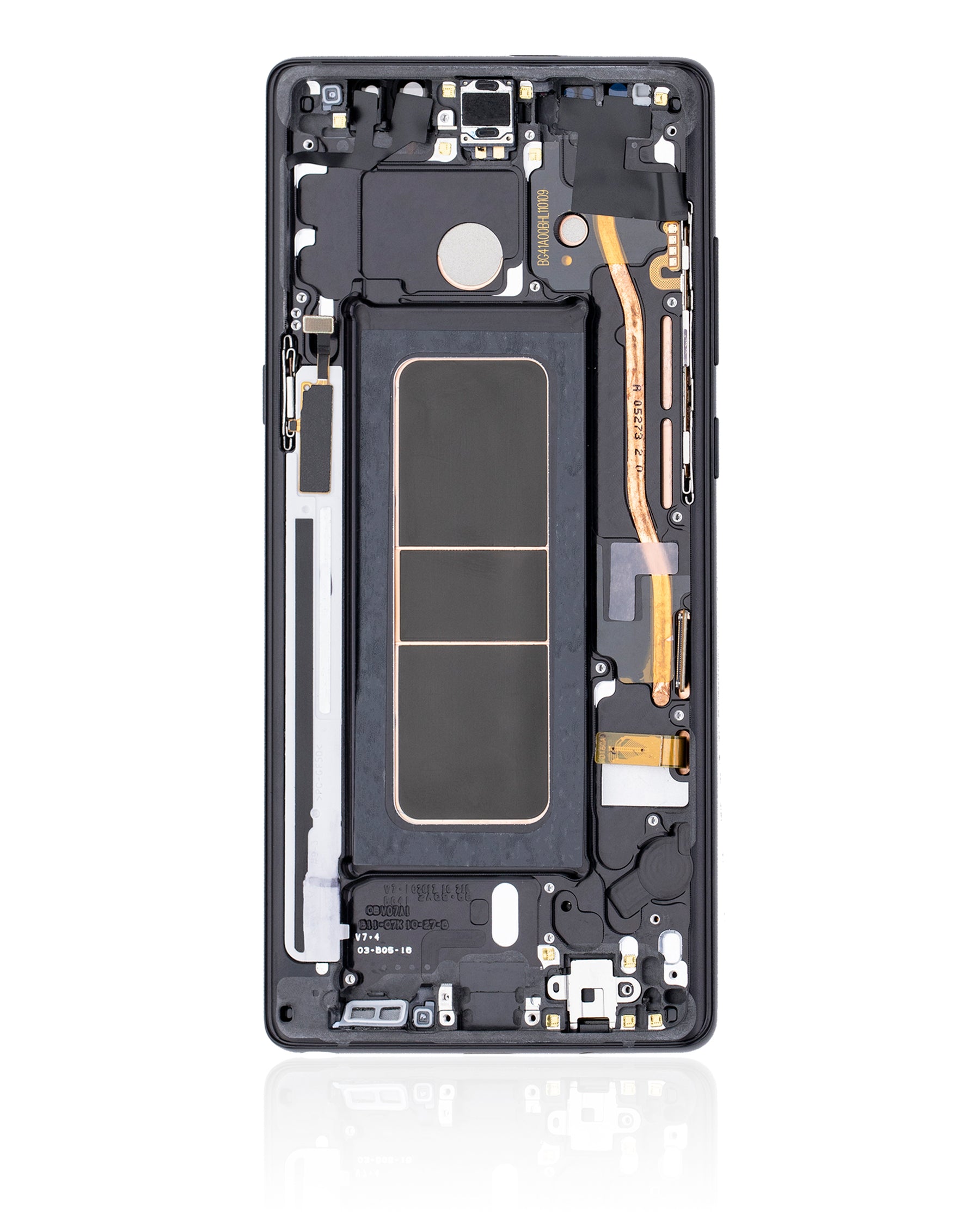 Replacement OLED Assembly With Frame Compatible For Samsung Galaxy Note 8 (Service Pack) (Midnight Black)