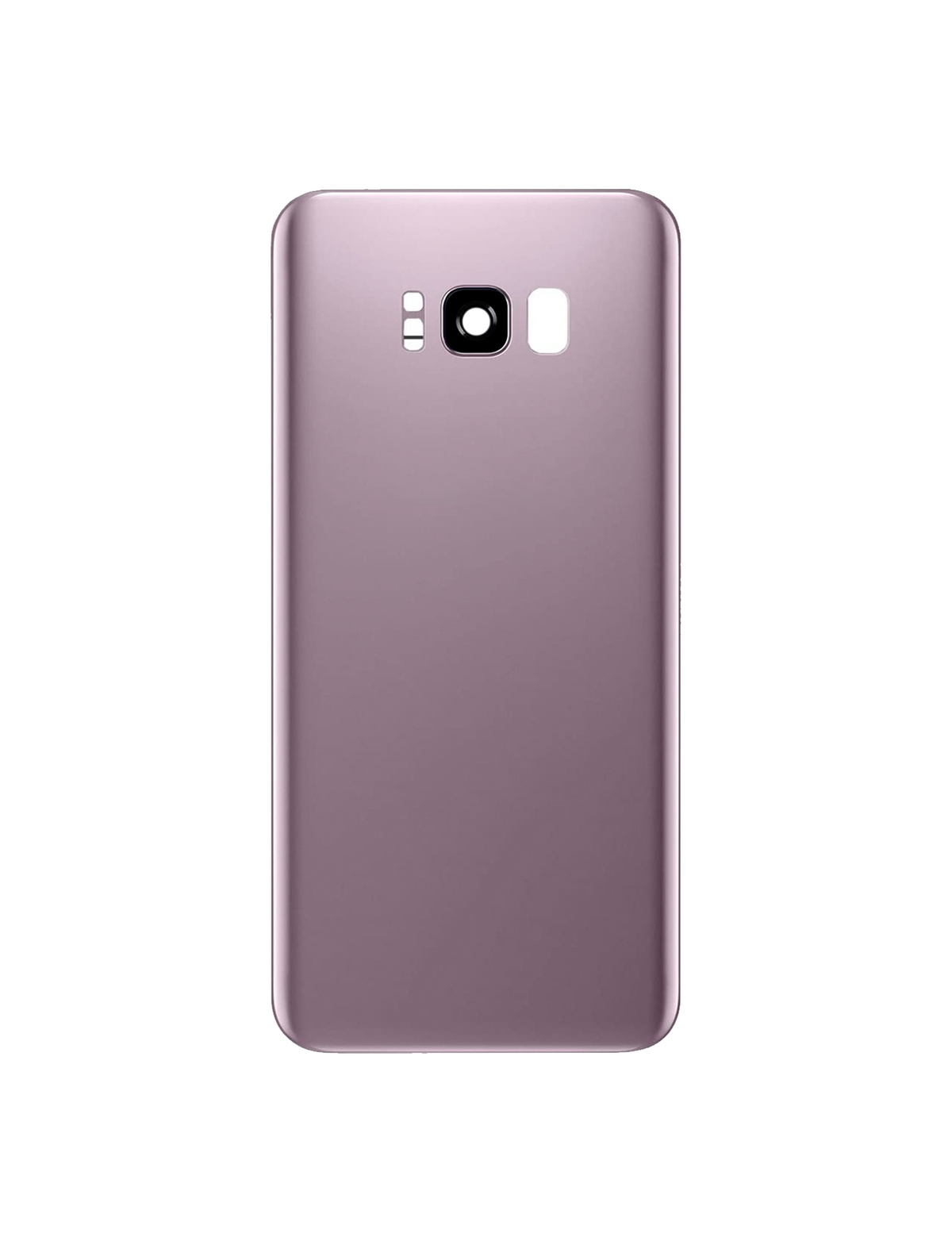 Back Cover Glass With Camera Lens Compatible For Samsung Galaxy S8 Plus Replacement (No Logo) (Vemake) (Rose Pink)
