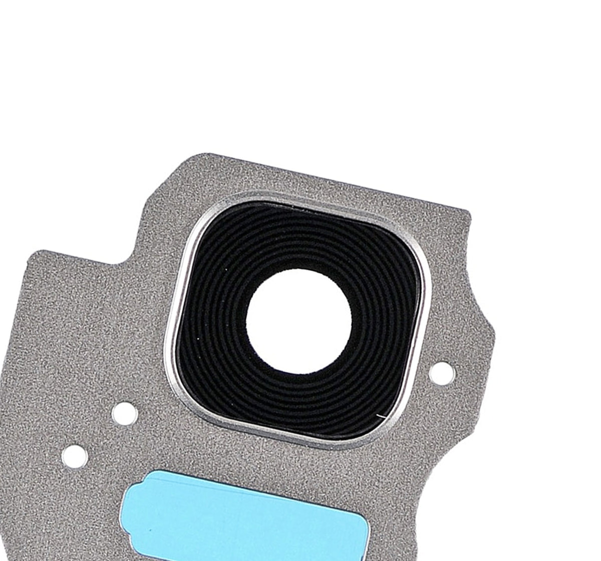 Back Camera Lens With Bezel Ring Compatible For Samsung Galaxy S8 Plus Replacement (Arctic Silver)