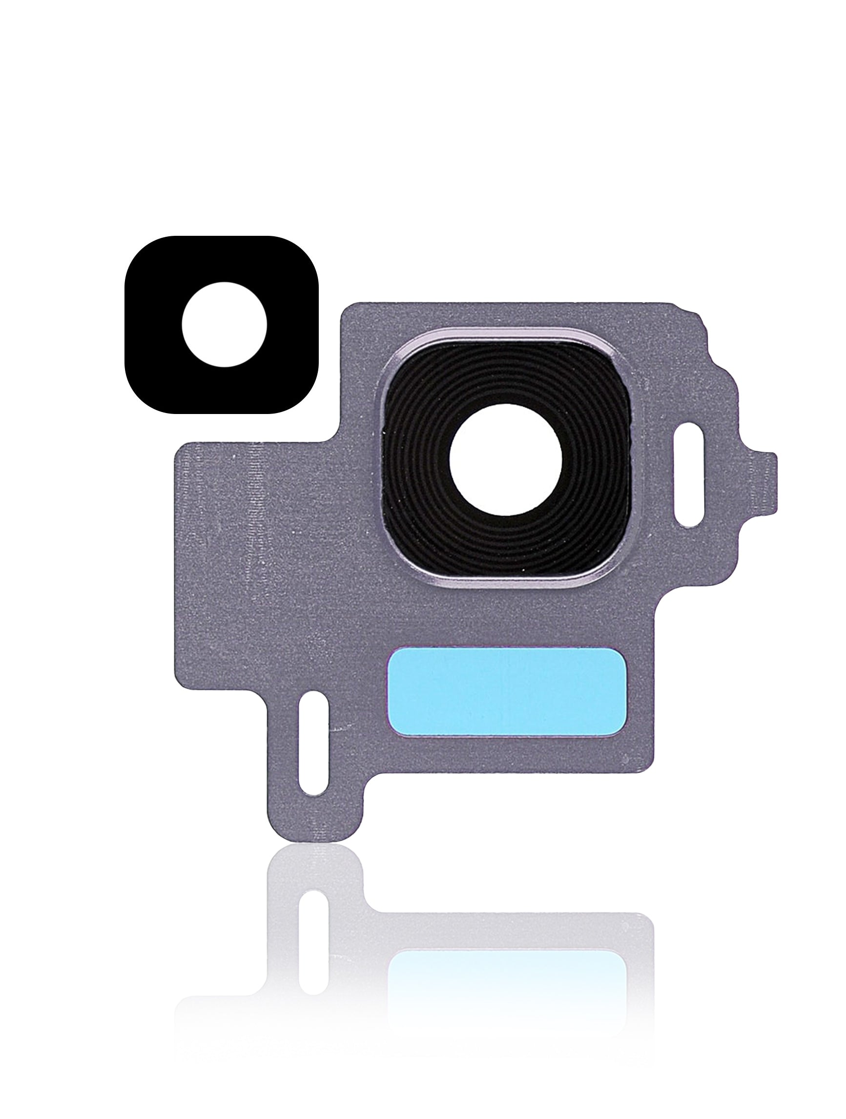 Back Camera Lens With Bezel Ring Compatible For Samsung Galaxy S8 Replacement (Orchid Gray)