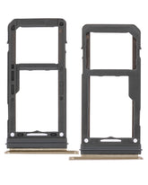 Dual Sim Card Tray Compatible For Samsung Galaxy S8 / S8 Plus Replacement (Maple Gold)