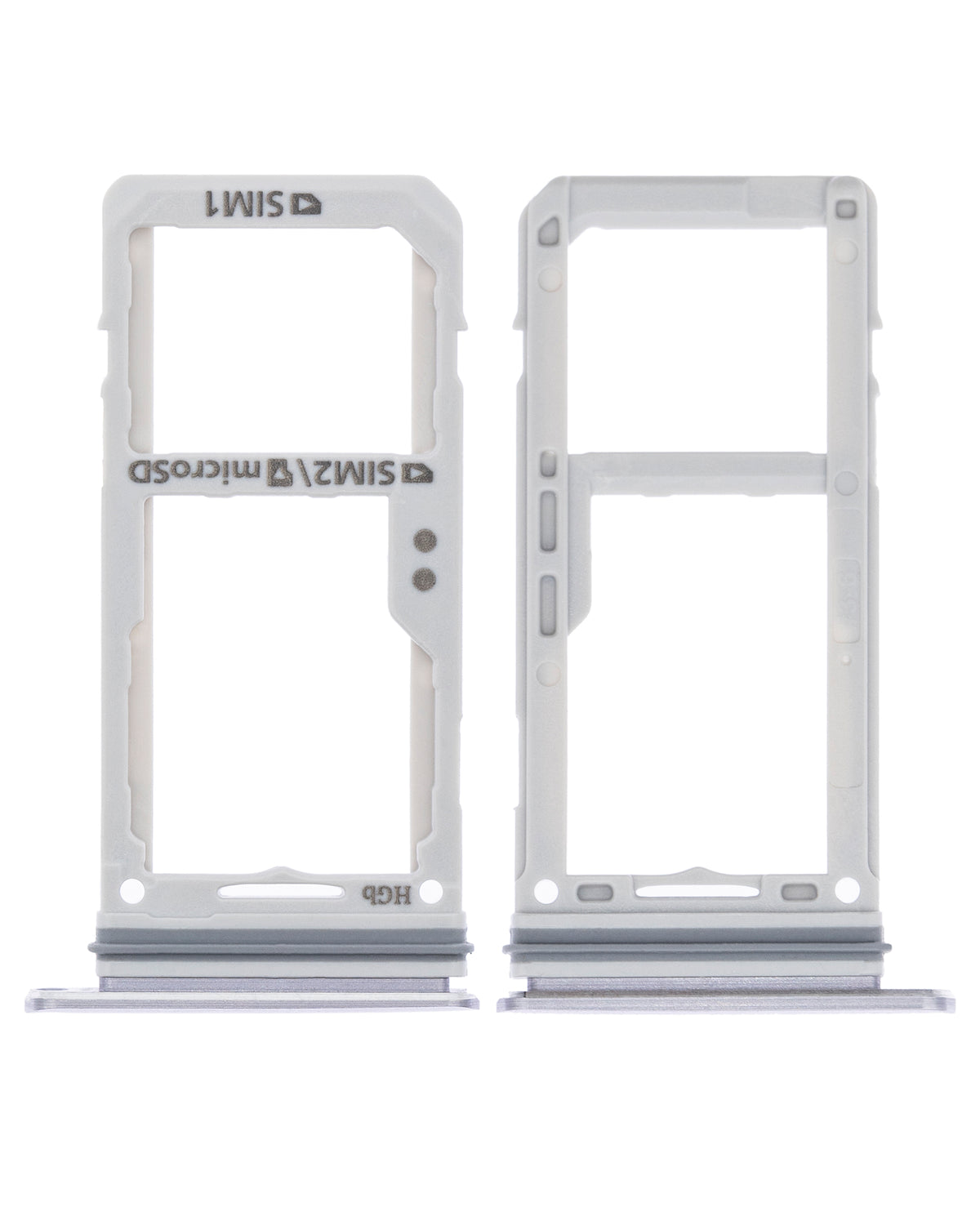 Dual Sim Card Tray Replacement Compatible For Samsung Galaxy S8 / S8 Plus (Orchid Gray)