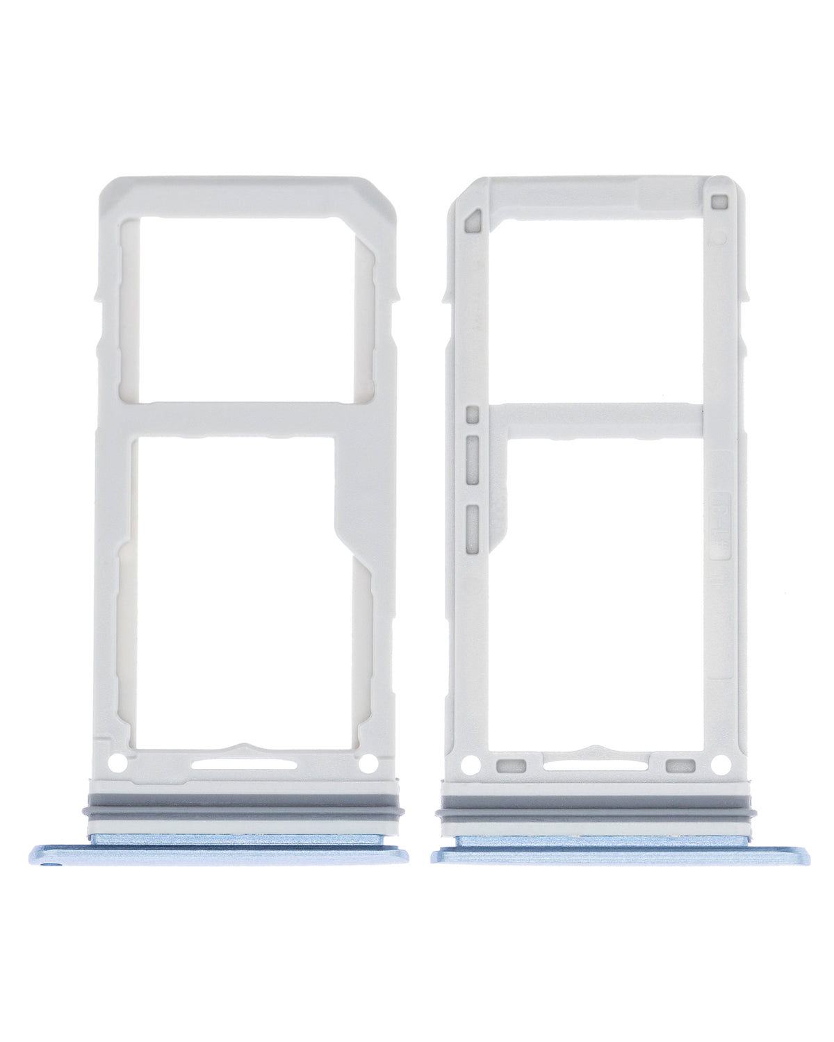 Dual Sim Card Tray Replacement Compatible For Samsung Galaxy S8 / S8 Plus (Coral Blue)