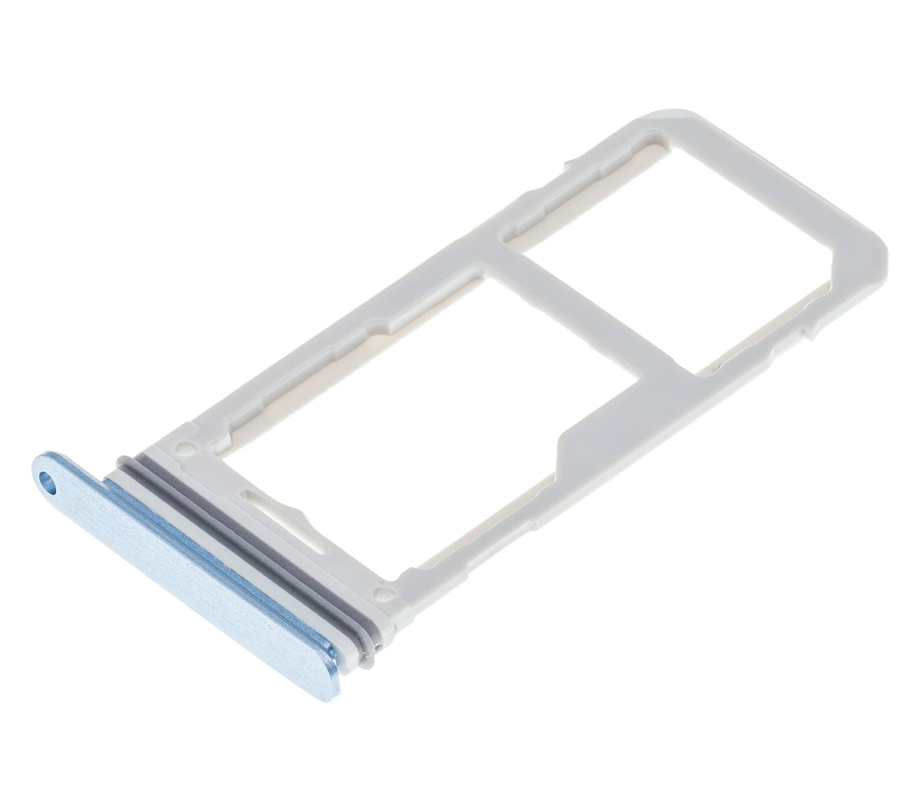 Replacement Dual Sim Card Tray Compatible For Samsung Galaxy S8 / S8 Plus (Coral Blue)