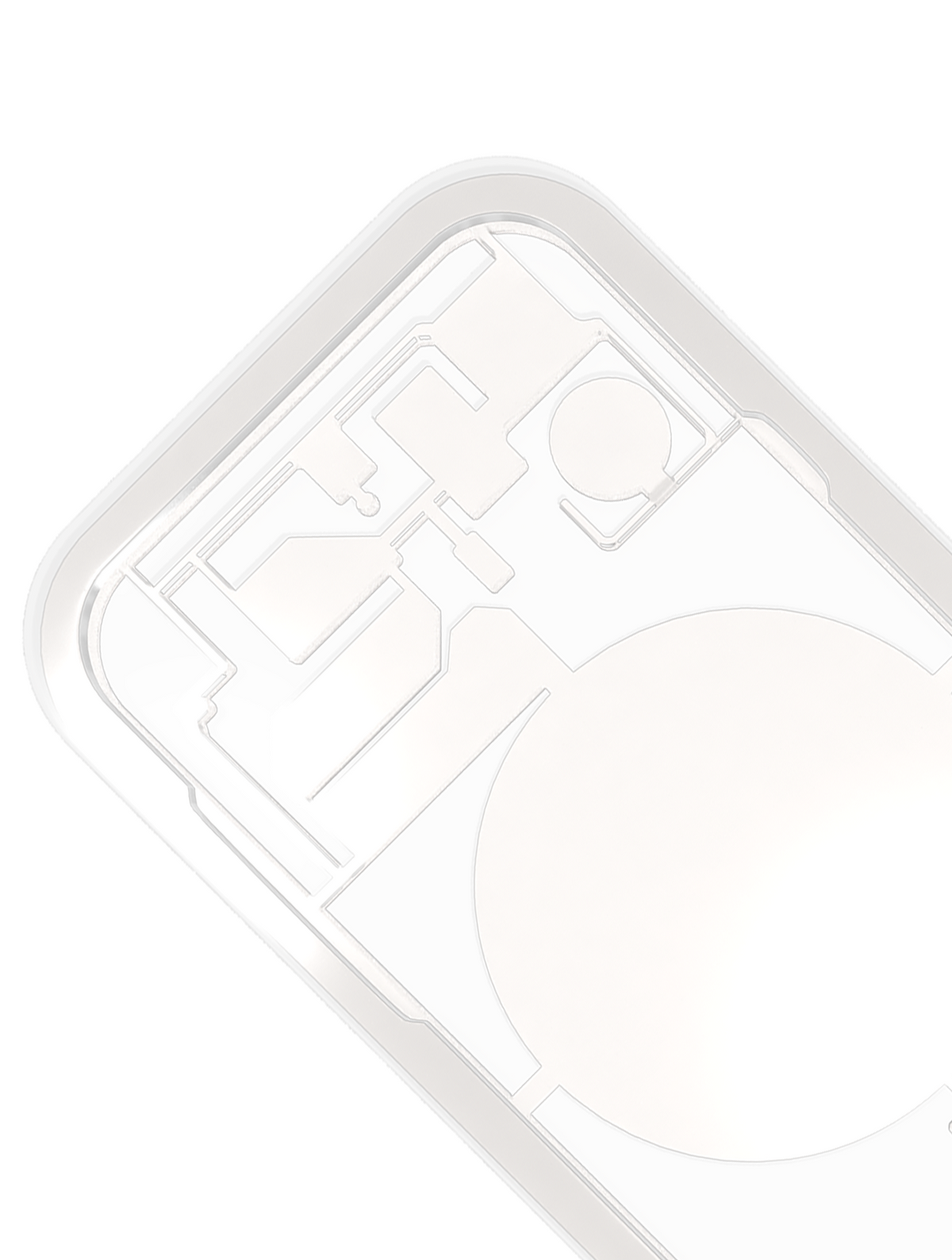 Laser Machine Protection Mold Compatible For iPhone 12 Mini (M-Triangel)