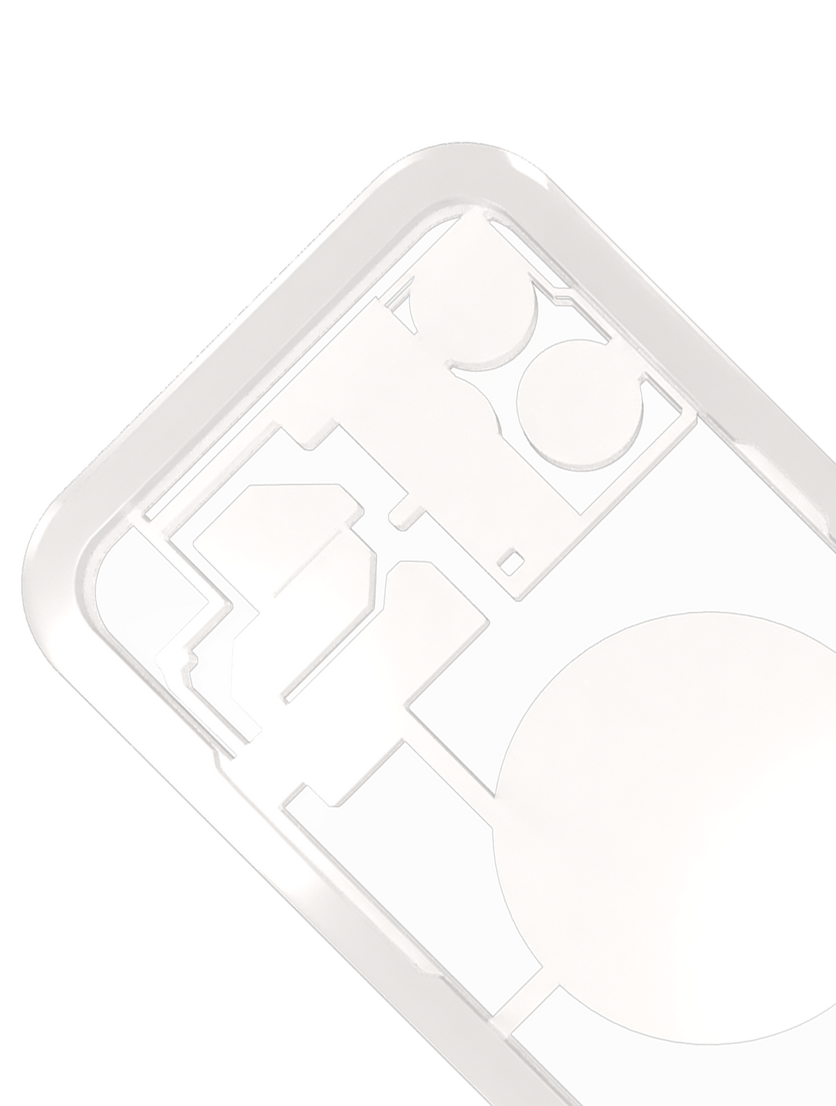 Laser Machine Protection Mold Compatible For iPhone 12 Pro (M-Triangel)