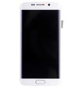 Replacement OLED Assembly With Frame Compatible For Samsung Galaxy S6 Edge (CDMA: Verizon / Sprint) (Service Pack) (White Pearl)