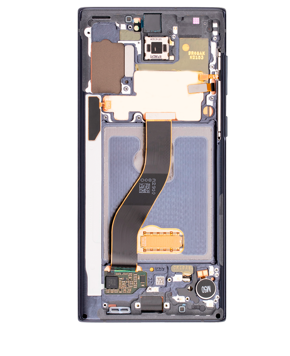 Replacement OLED Assembly With Frame Compatible For Samsung Galaxy Note 10 (Service Pack) (Aura Black)