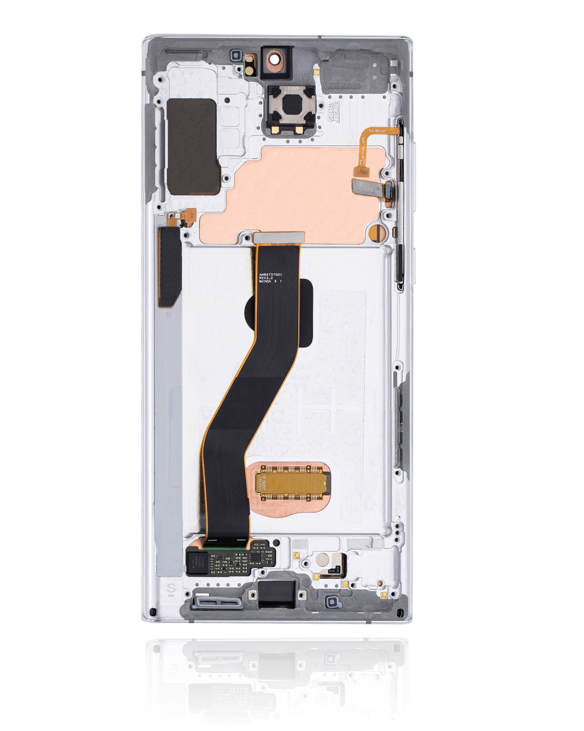 Replacement OLED Assembly With Frame Compatible For Samsung Galaxy Note 10 Plus / 5G (Service Pack) (Aura White)