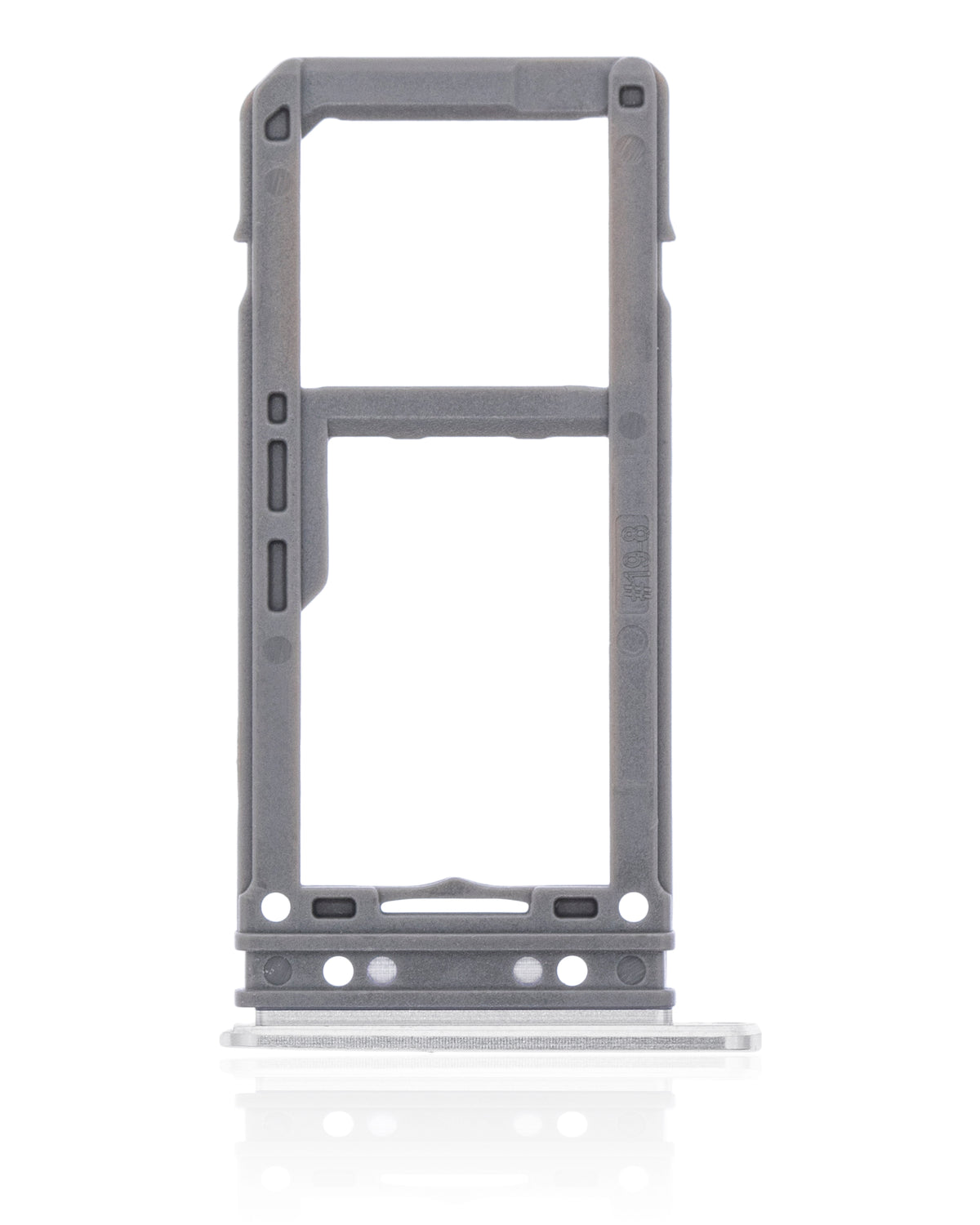 Single Sim Card Tray Compatible For Samsung Galaxy S8 / S8 Plus Replacement (Arctic Silver)