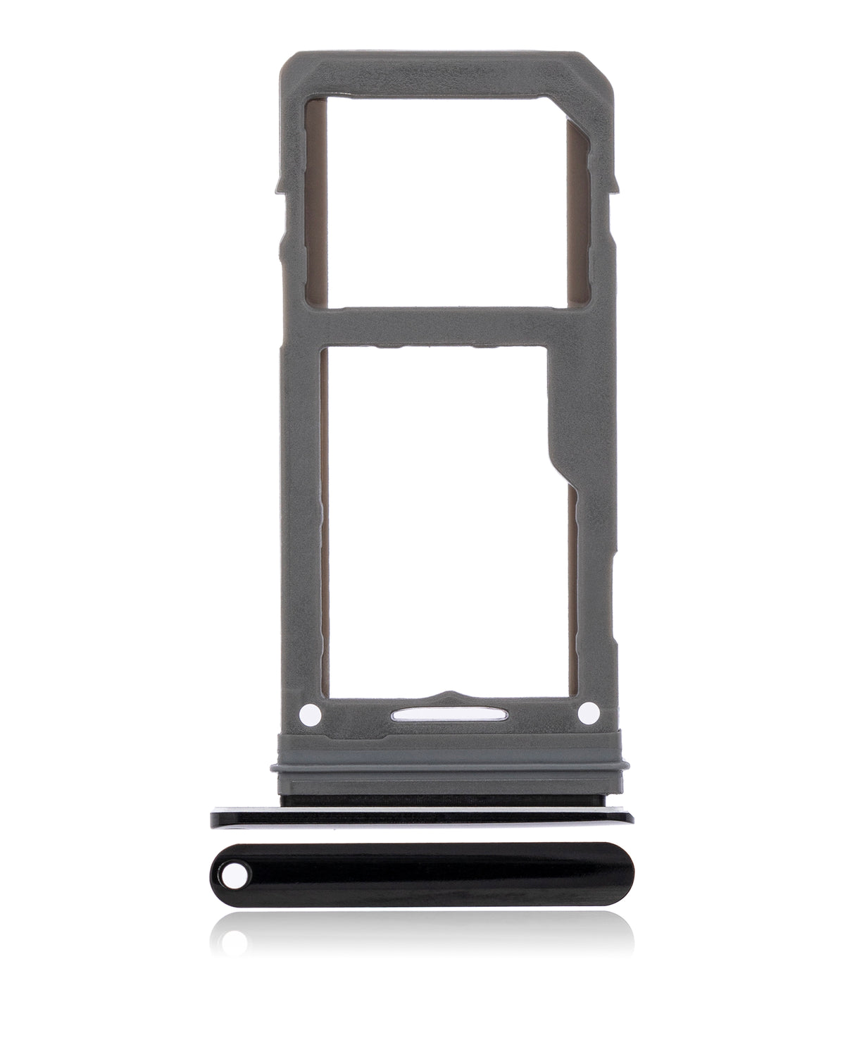 Replacement Single Sim Card Tray Compatible For Samsung Galaxy S8 / S8 Plus (Midnight Black)