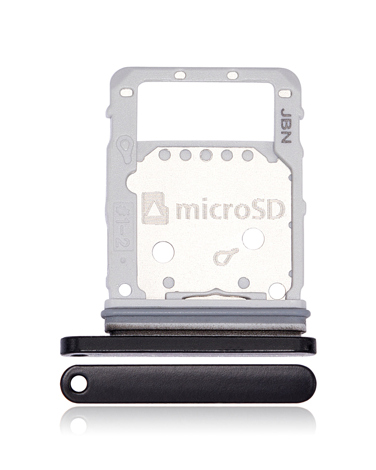 Single Sim Card Tray Compatible For Samsung Galaxy S8 Active Replacement (Meteor Gray)