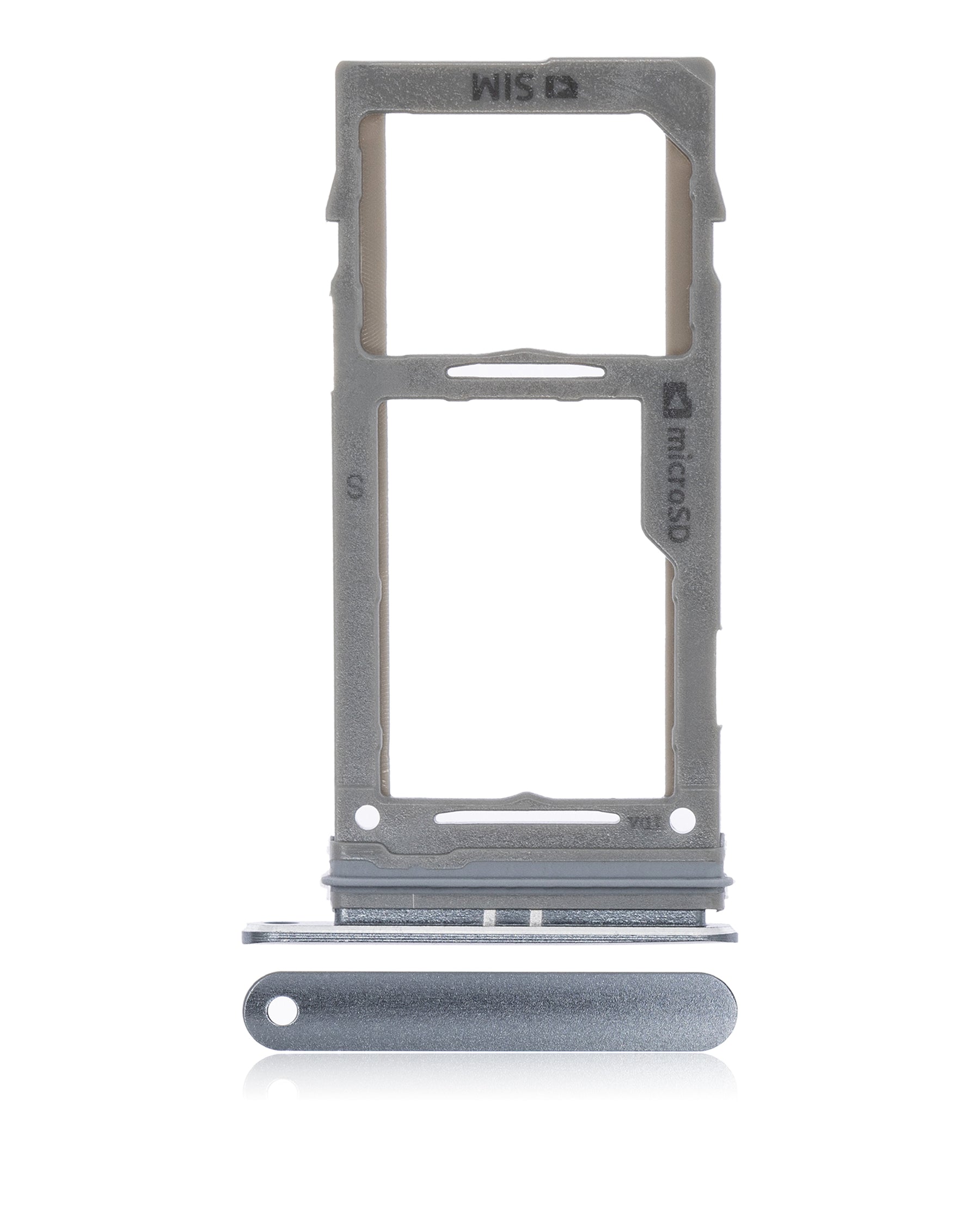 Single Sim Card Tray Compatible For Samsung Galaxy S9 / S9 Plus Replacement (Titanium Gray)