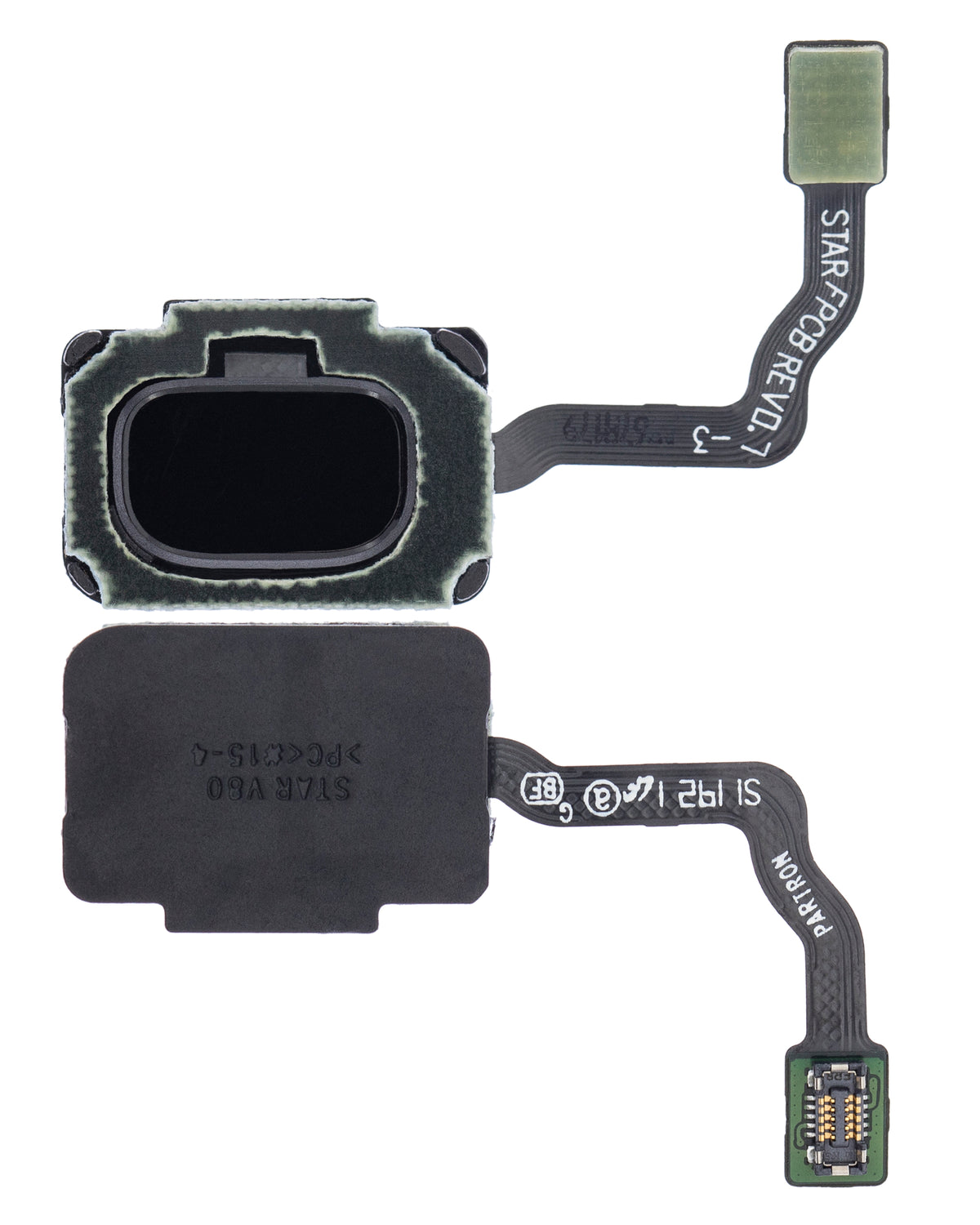 Replacement Fingerprint Reader With Flex Cable Compatible For Samsung Galaxy S9 / S9 Plus (Midnight Black)