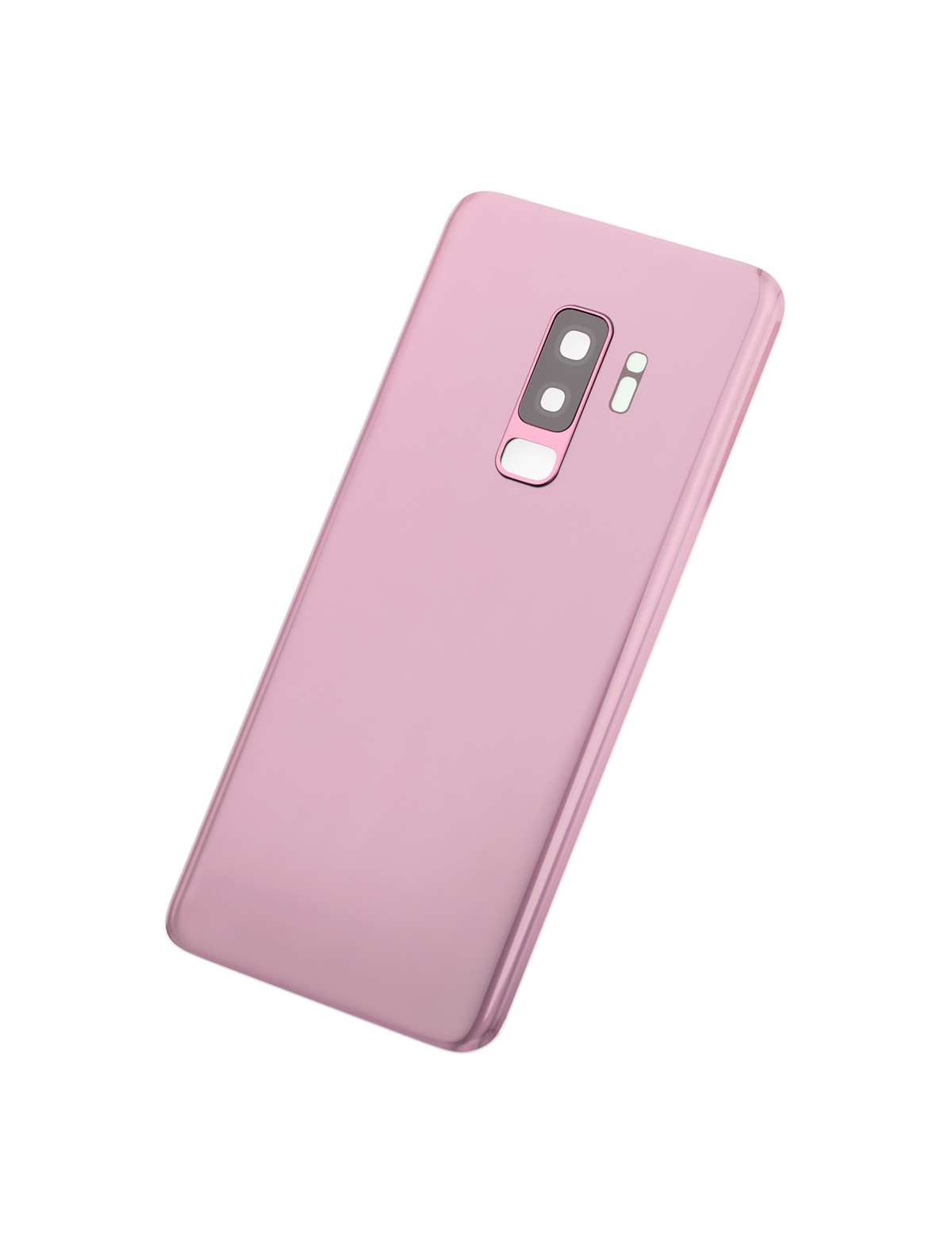 Back Cover Glass With Camera Lens Compatible For Samsung Galaxy S9 Plus Replacement (No Logo) (Vemake) (Lilac Purple)