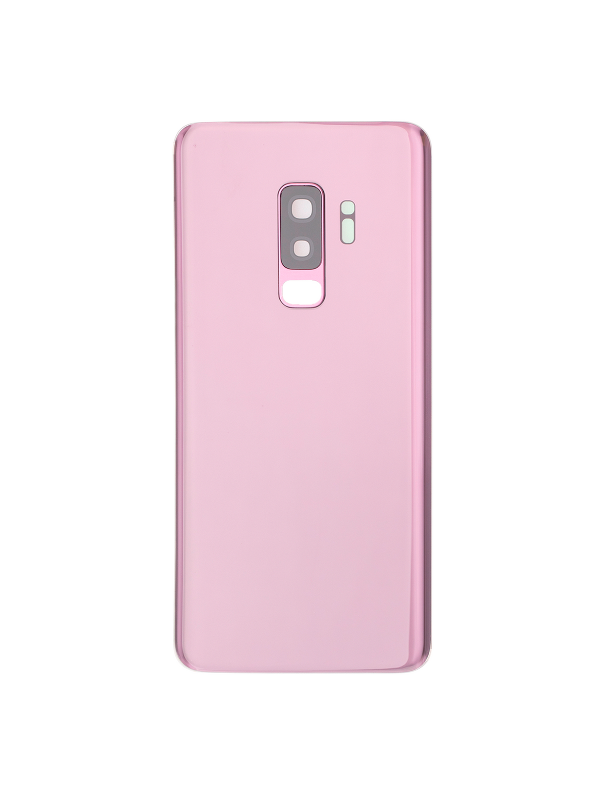 Back Cover Glass With Camera Lens Compatible For Samsung Galaxy S9 Plus Replacement (No Logo) (Vemake) (Lilac Purple)