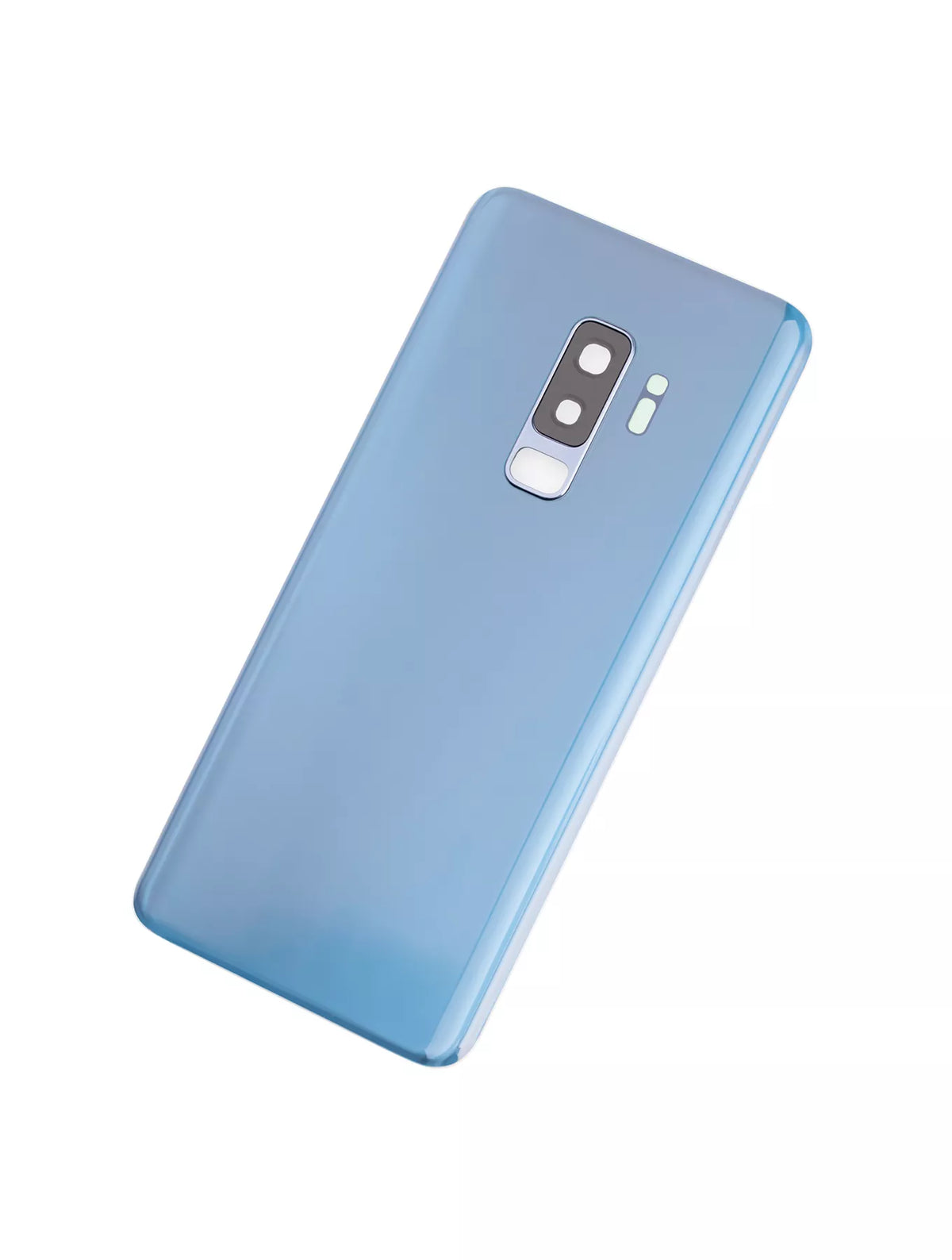 Replacement Back Cover Glass With Camera Lens Compatible For Samsung Galaxy S9 Plus (Service Pack) (Coral Blue)