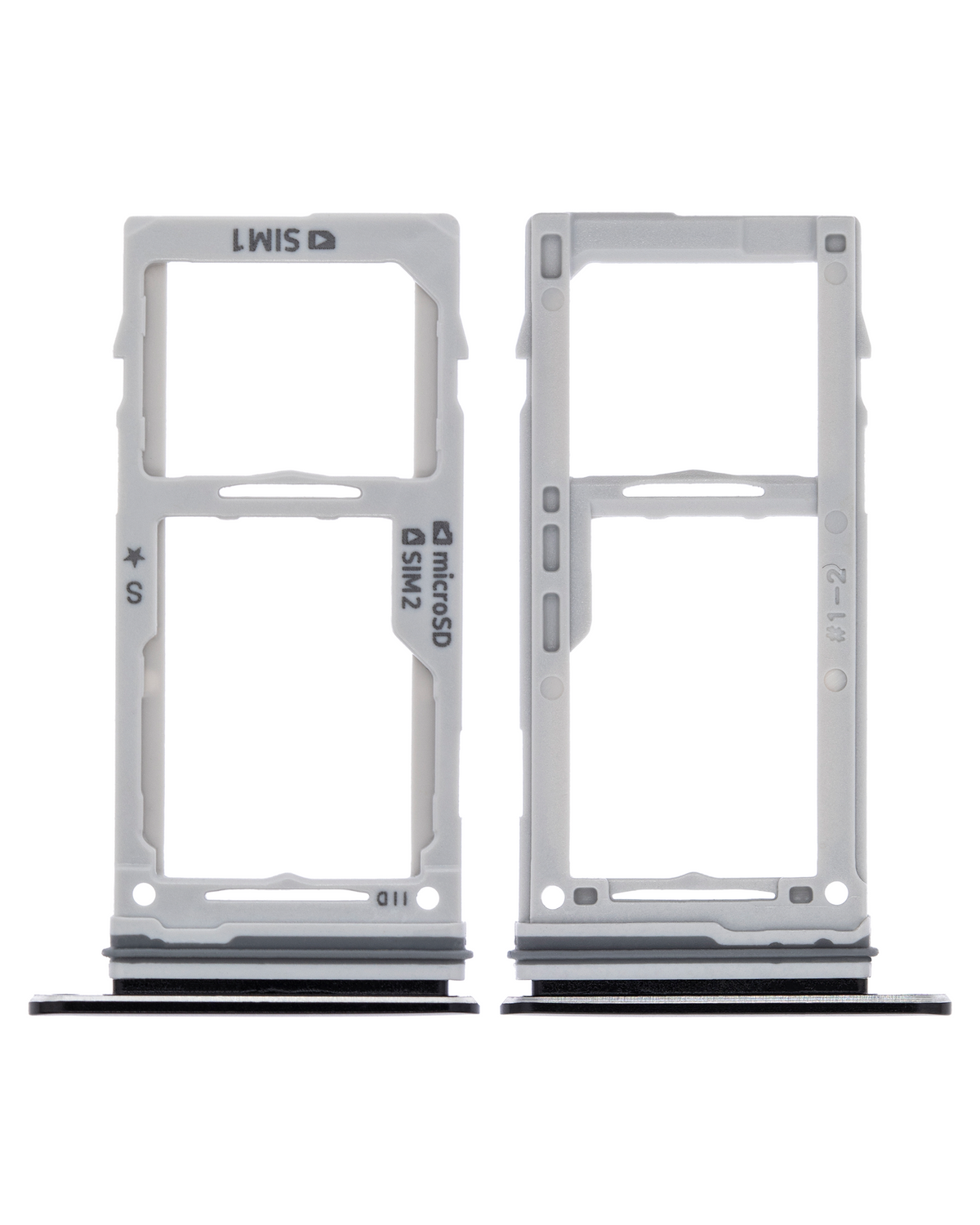 Dual Sim Drawer Replacement Compatible For Samsung Galaxy S9 / S9 Plus (Midnight Black)