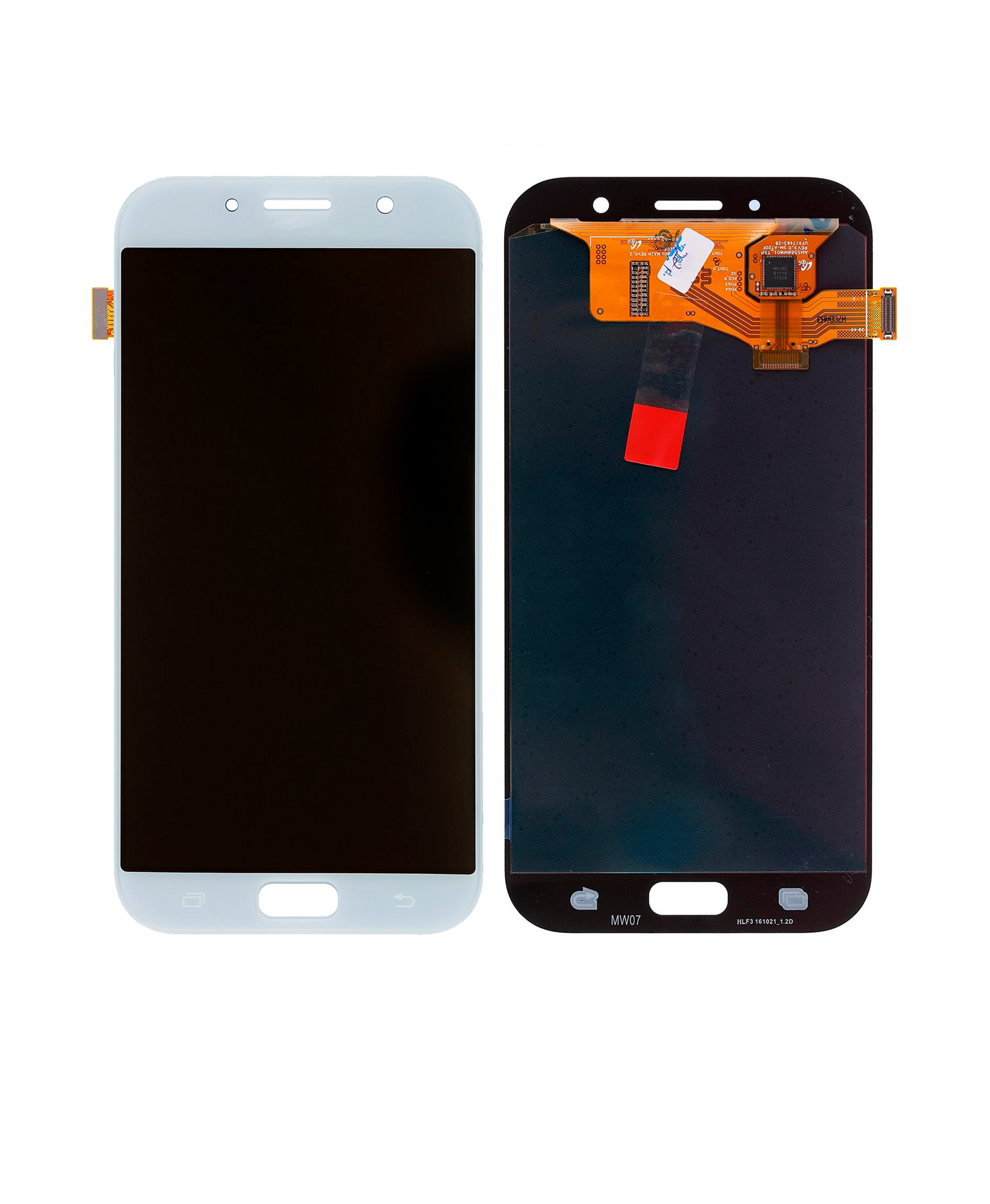 OLED Assembly Without Frame Compatible For Samsung Galaxy A7 Replacement (Refurbished: Cosmetic Grade: New) (A720 / 2017) (Sky Blue)