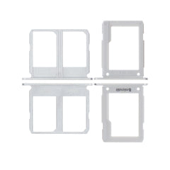 Dual Sim Card Tray Replacement Compatible For Samsung Galaxy A9 Pro (A910 / 2016) (White)