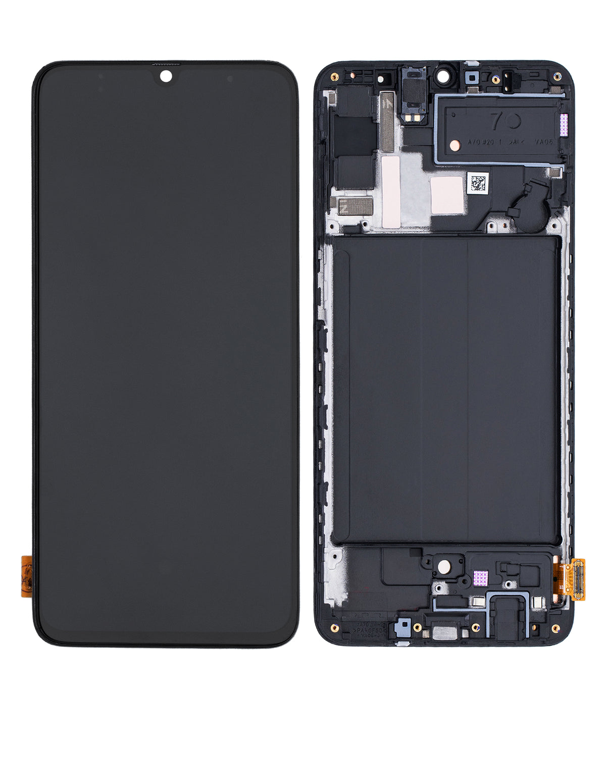 Replacement OLED Assembly With Frame Compatible For Samsung Galaxy A70 (A705 / 2019) (6.67") (Vemake) (All Colors)