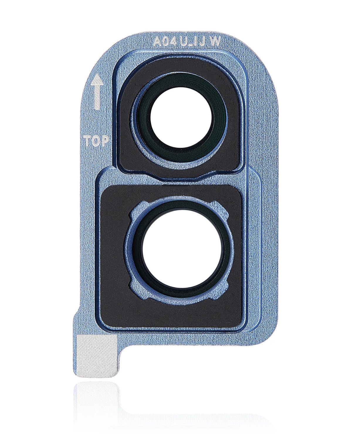 Back Camera Glass Lens and Cover Bezel Compatible For Samsung Galaxy A40 (A405 / 2019) (Blue)