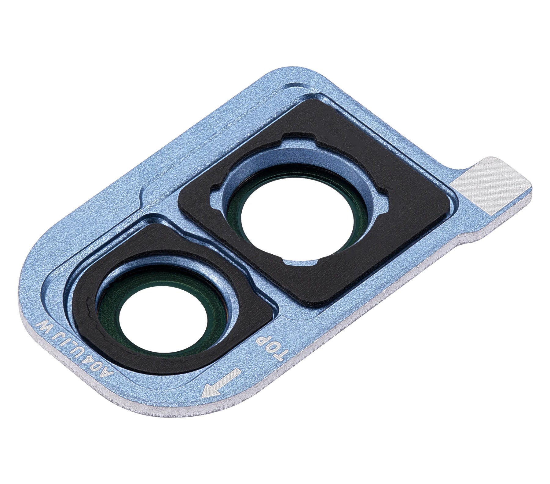 Back Camera Glass Lens and Cover Bezel Compatible For Samsung Galaxy A40 (A405 / 2019) (Blue)