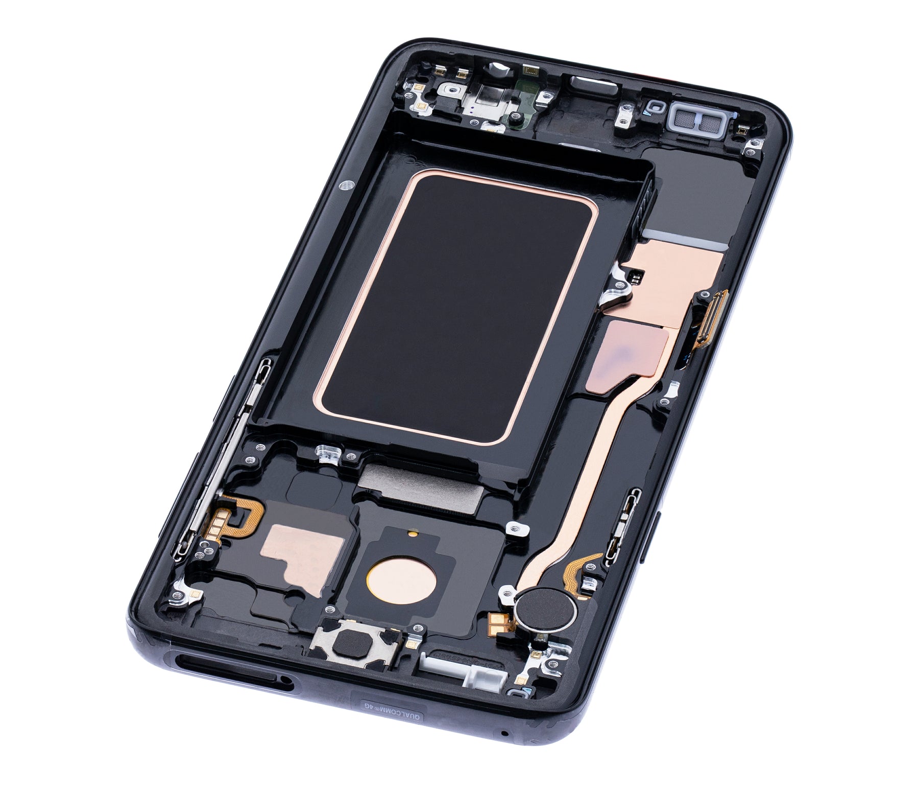 OLED Assembly With Frame Compatible For Samsung Galaxy S9 Plus Replacement (Vemake) (Midnight Black)