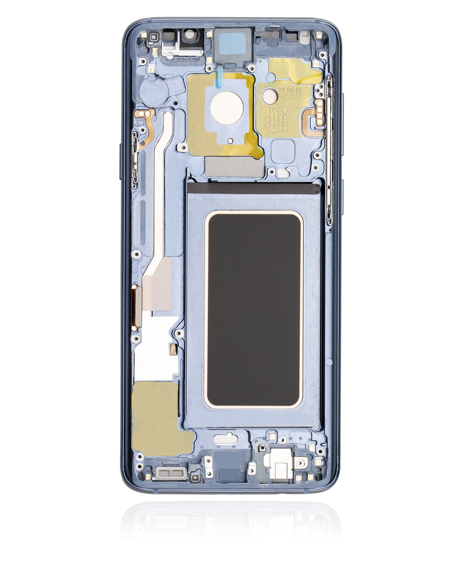 OLED Assembly With Frame Compatible For Samsung Galaxy S9 Plus Replacement (Vemake) (Coral Blue)